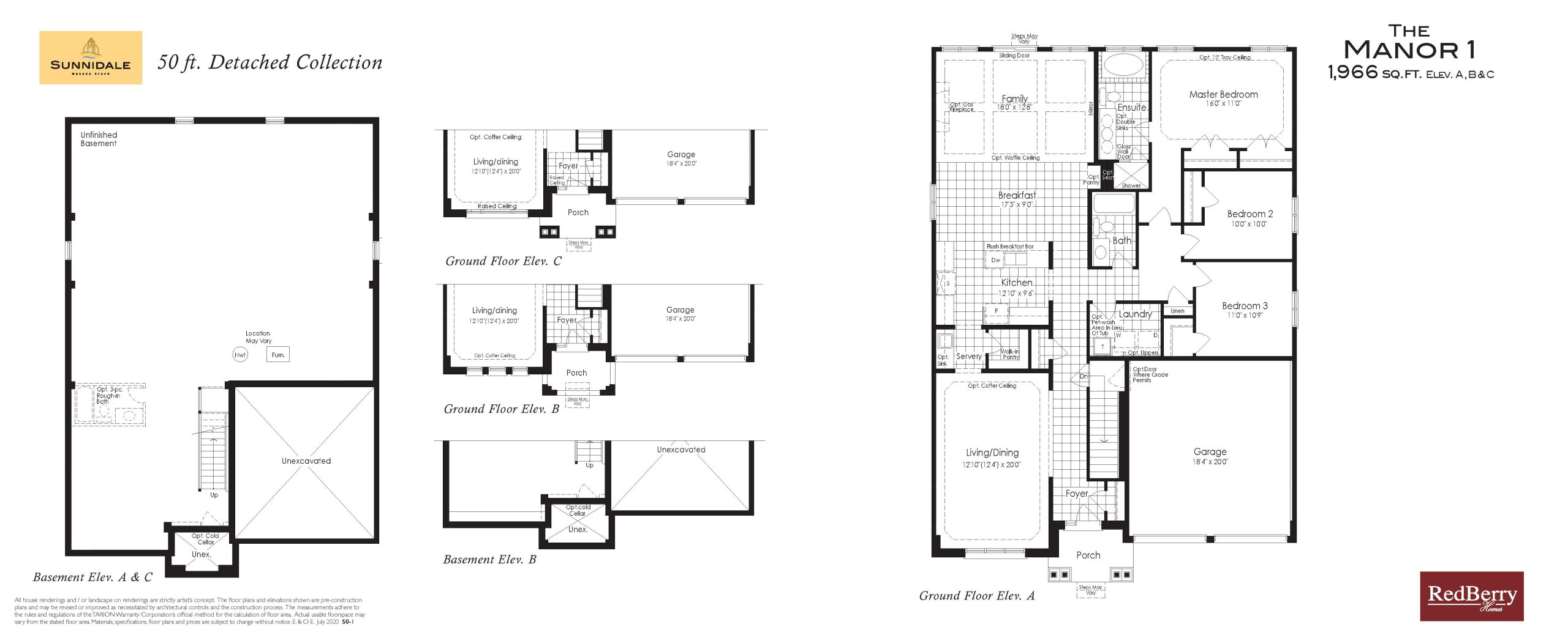 The Manor 1 floor plan