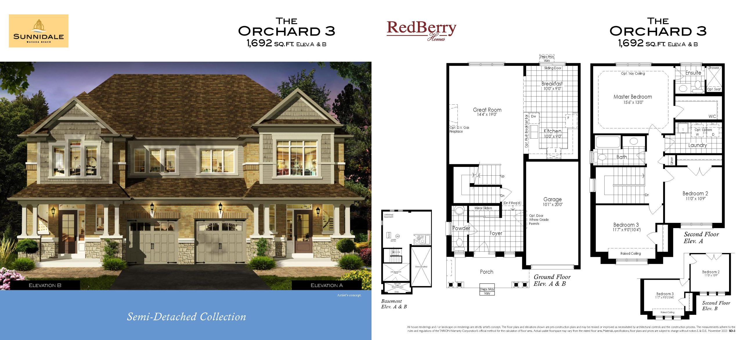 The Orchard 3 floor plan