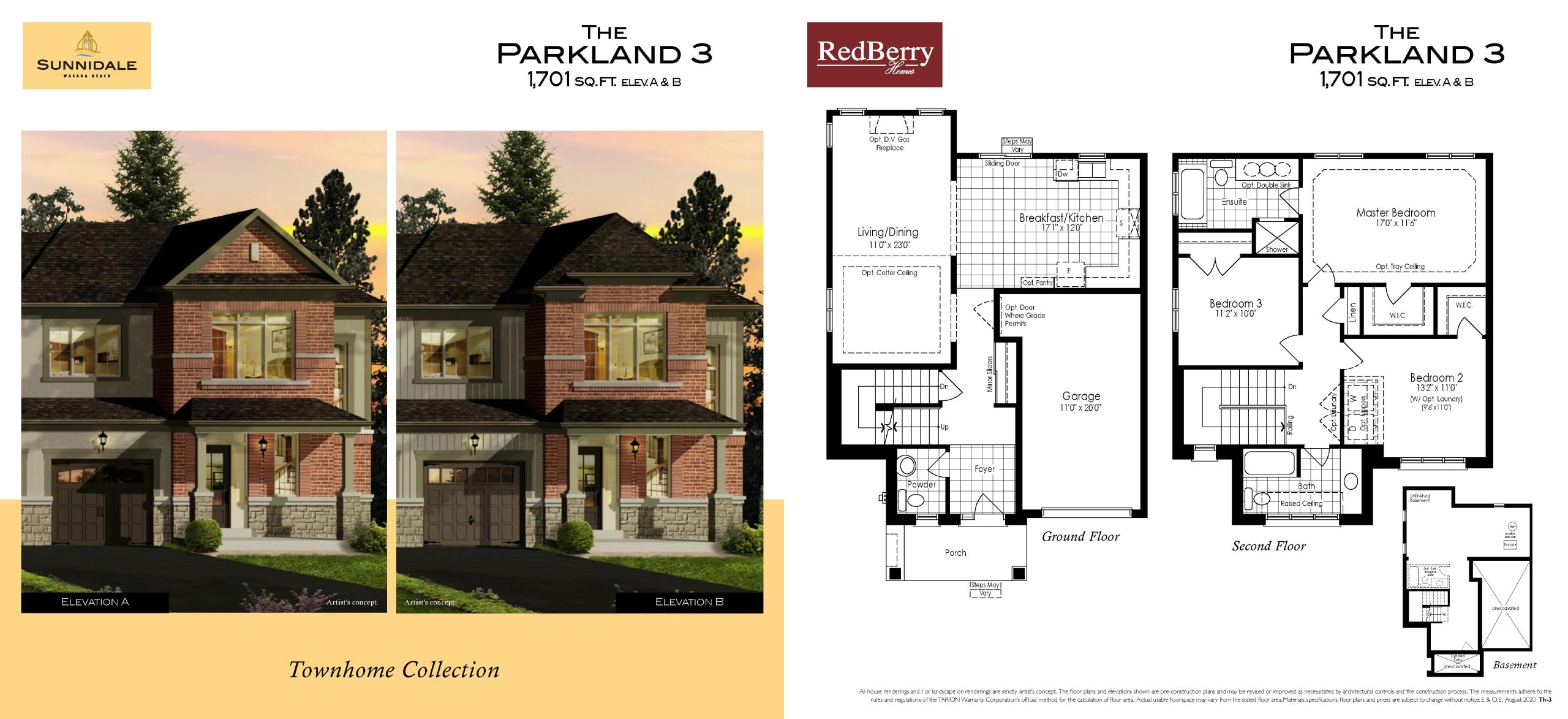 The Parkland 3 floor plan