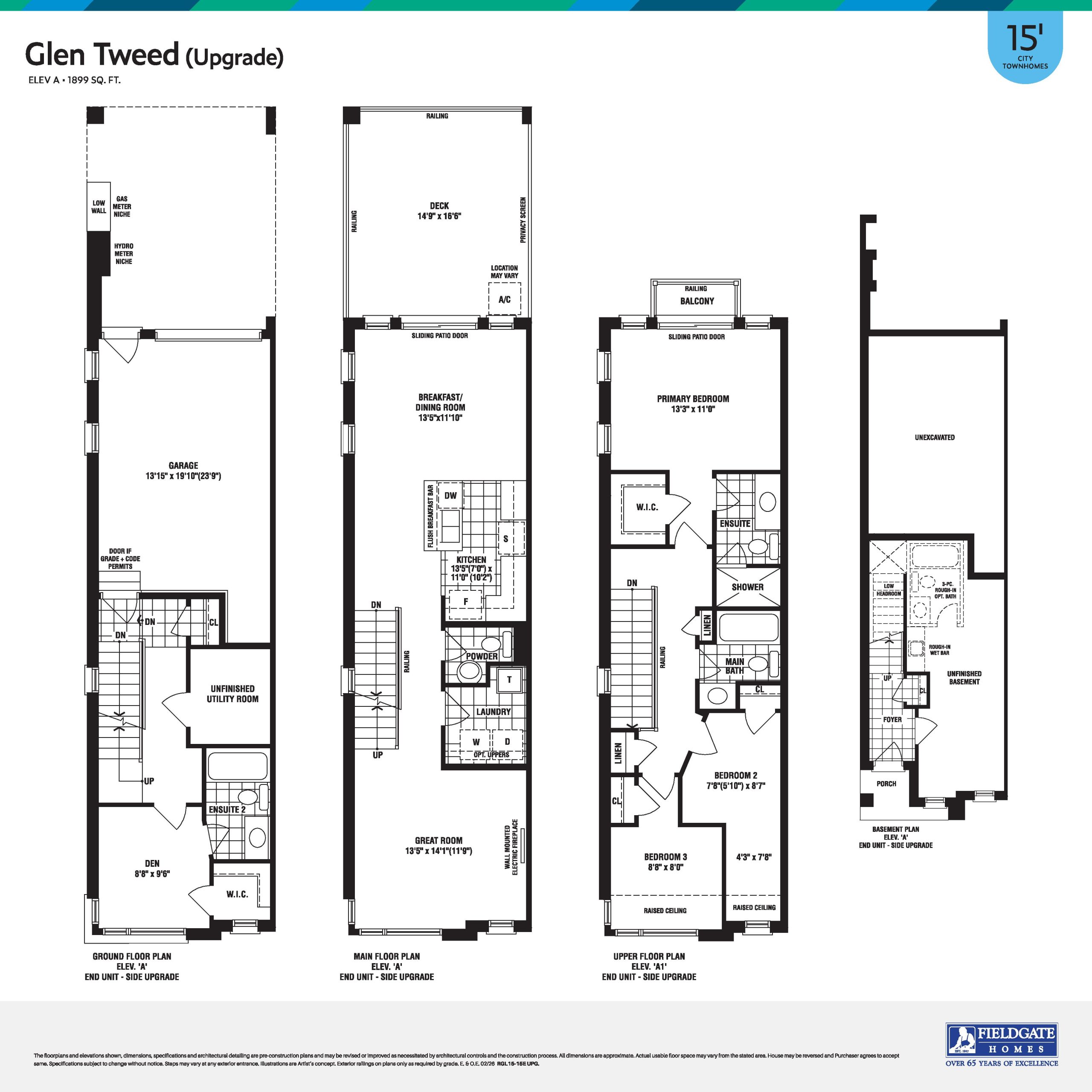 Glen Tweed (Upgrade) floor plan