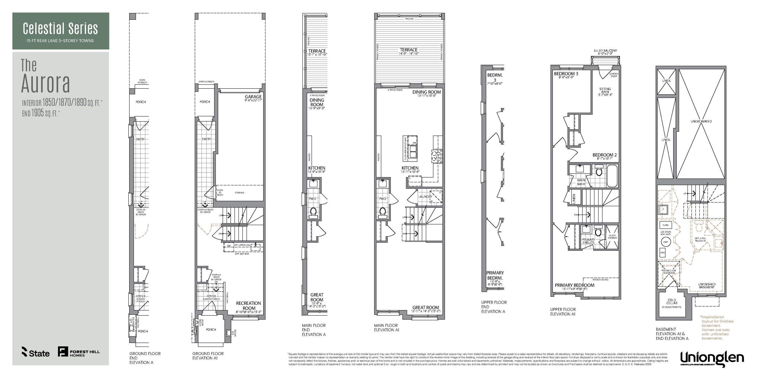 The Aurora floor plan