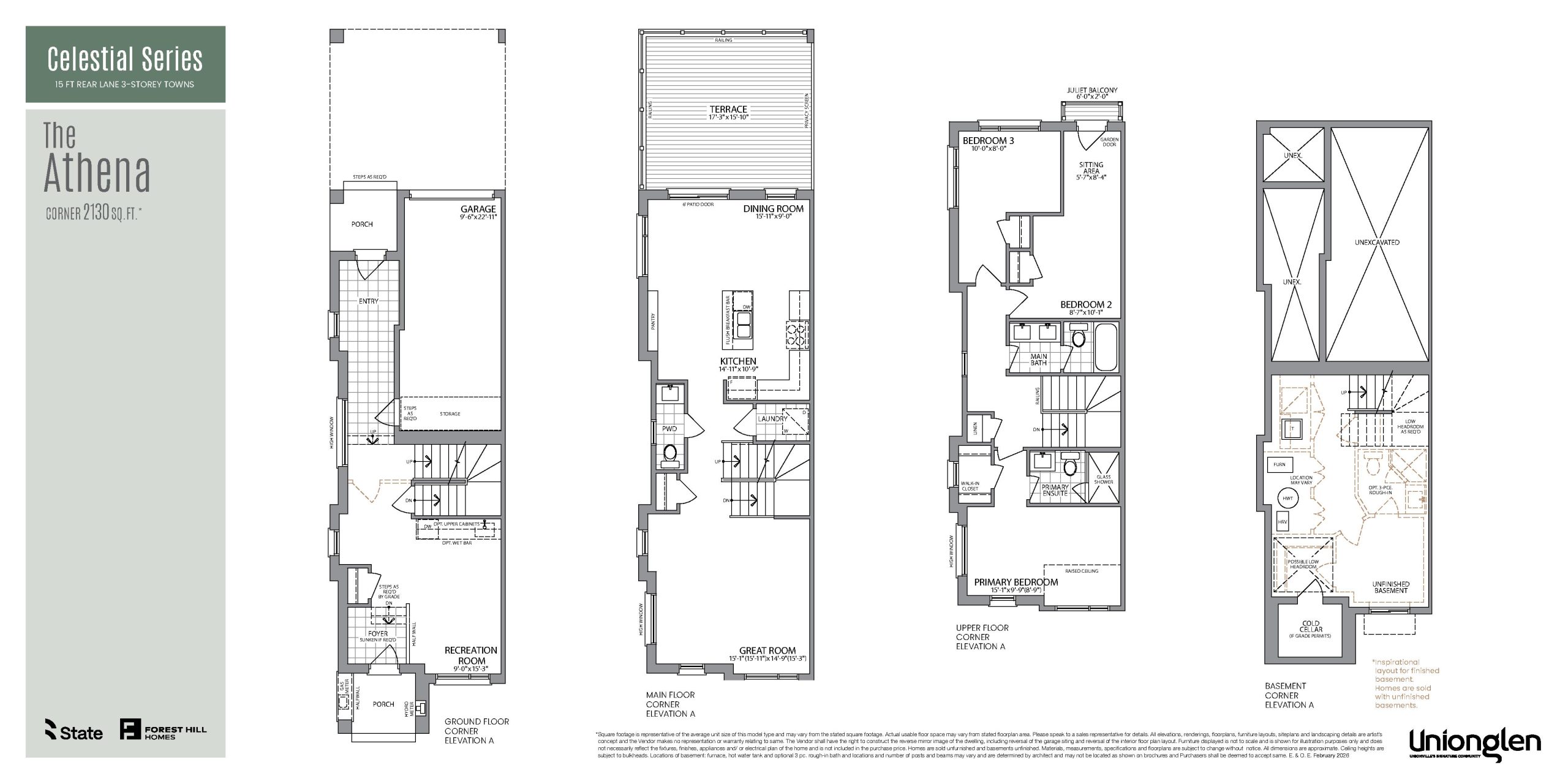 The Athena floor plan