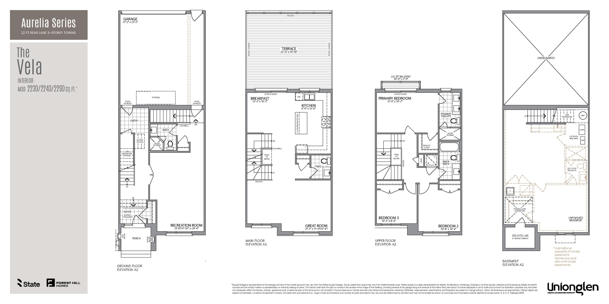 The Vela floor plan