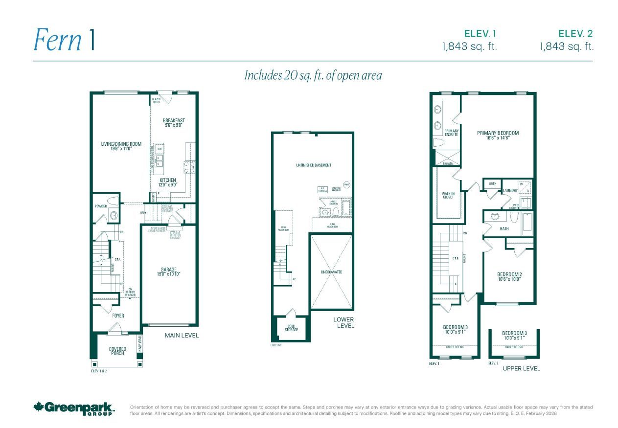 Fern 1 floor plan