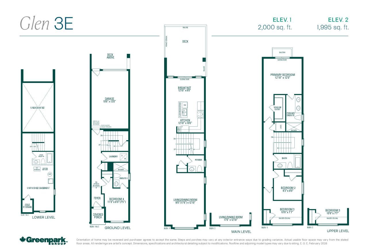 Glen 3E plan preview