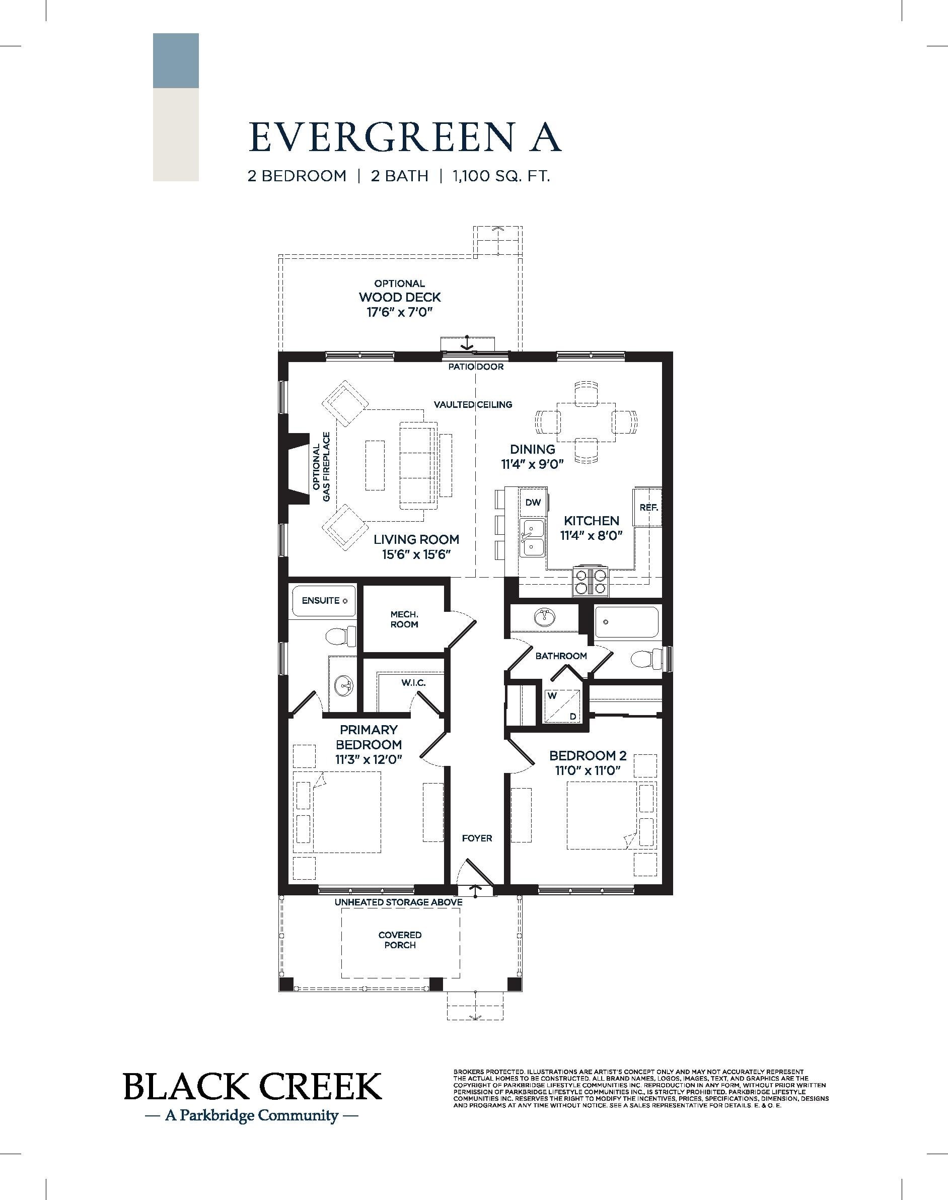 Evergreen A floor plan