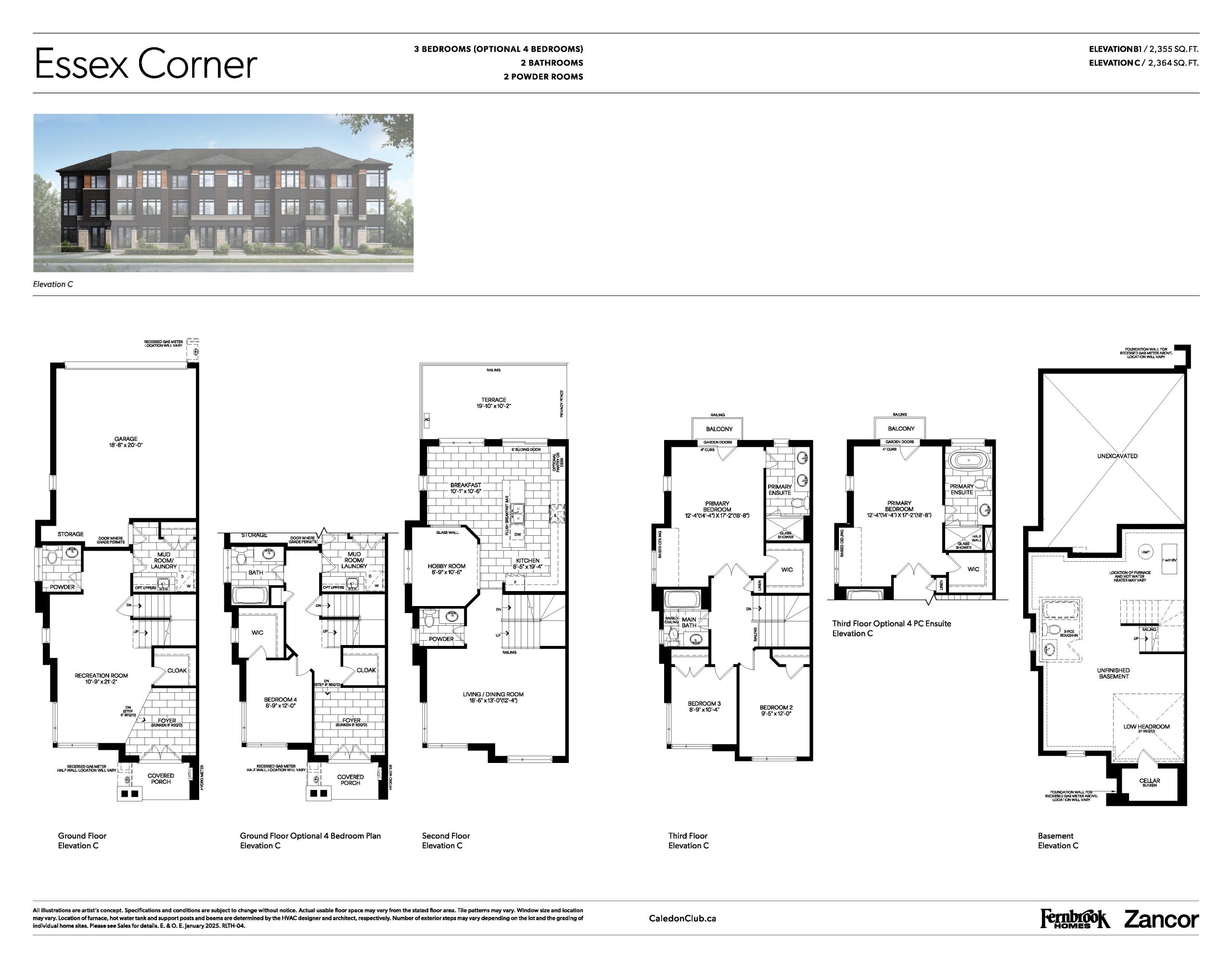 Essex Corner floor plan