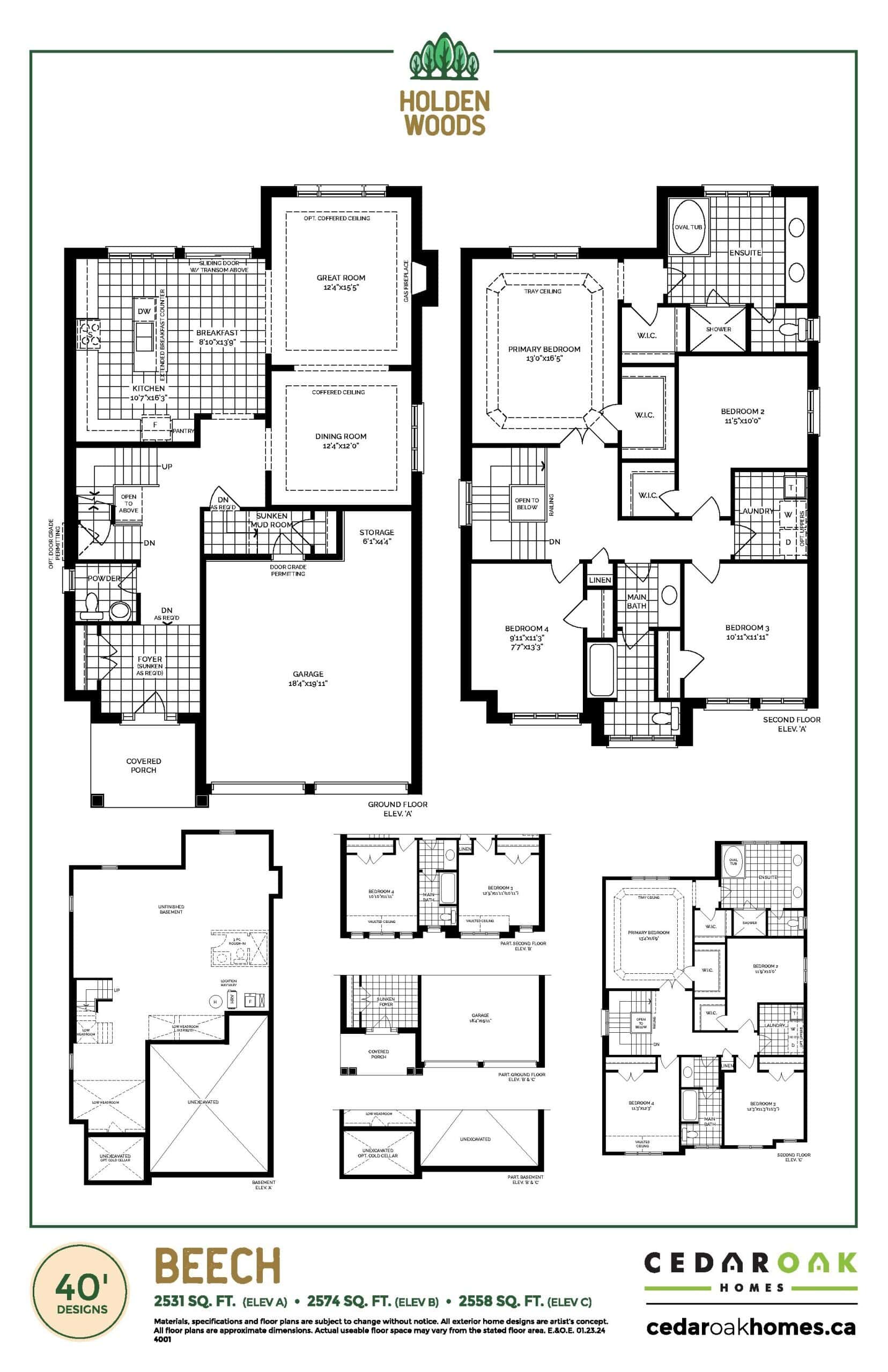 Beech floor plan