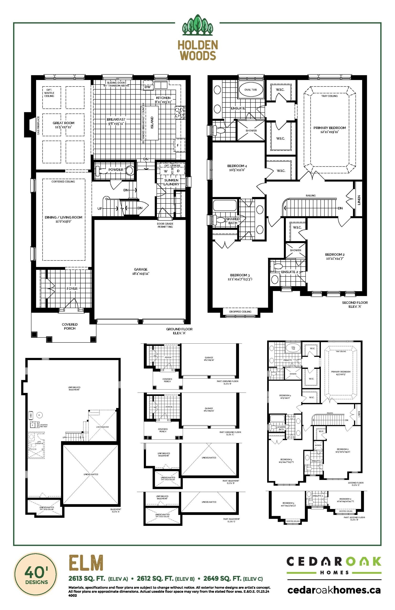 Elm floor plan