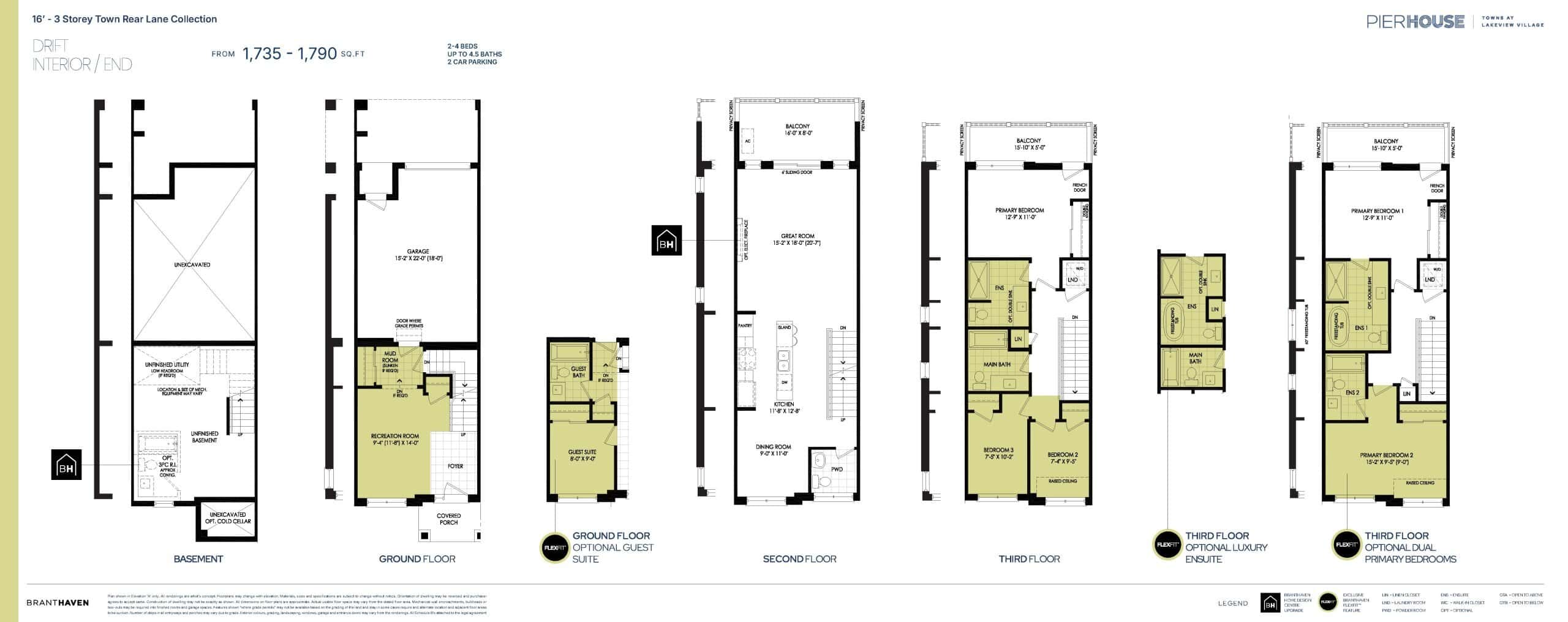 Drift floor plan