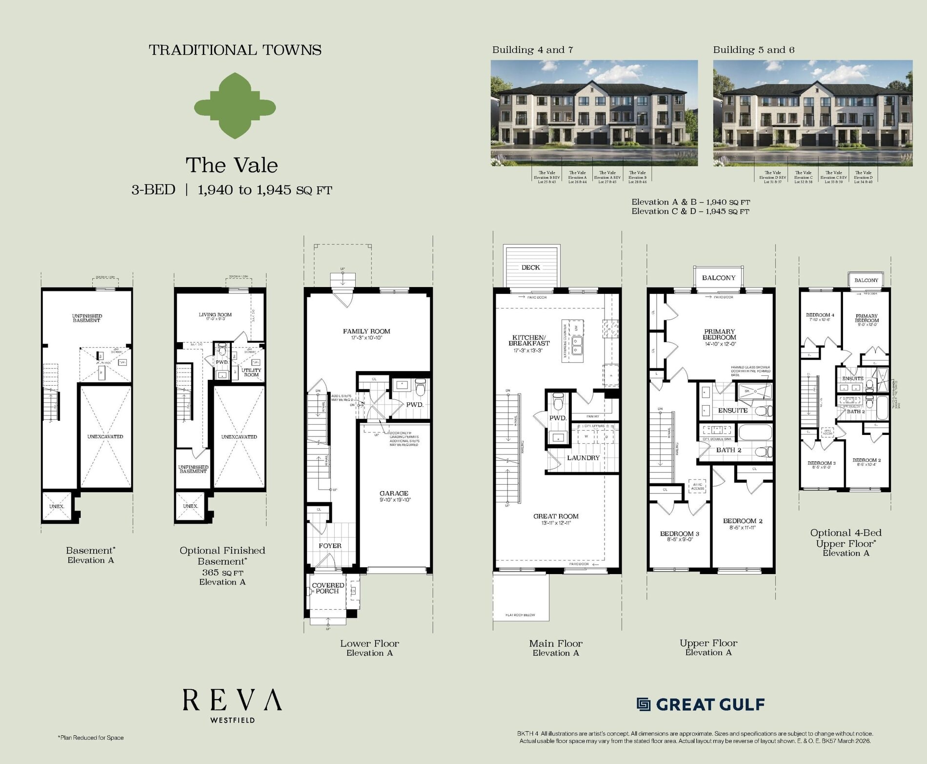 The Vale floor plan