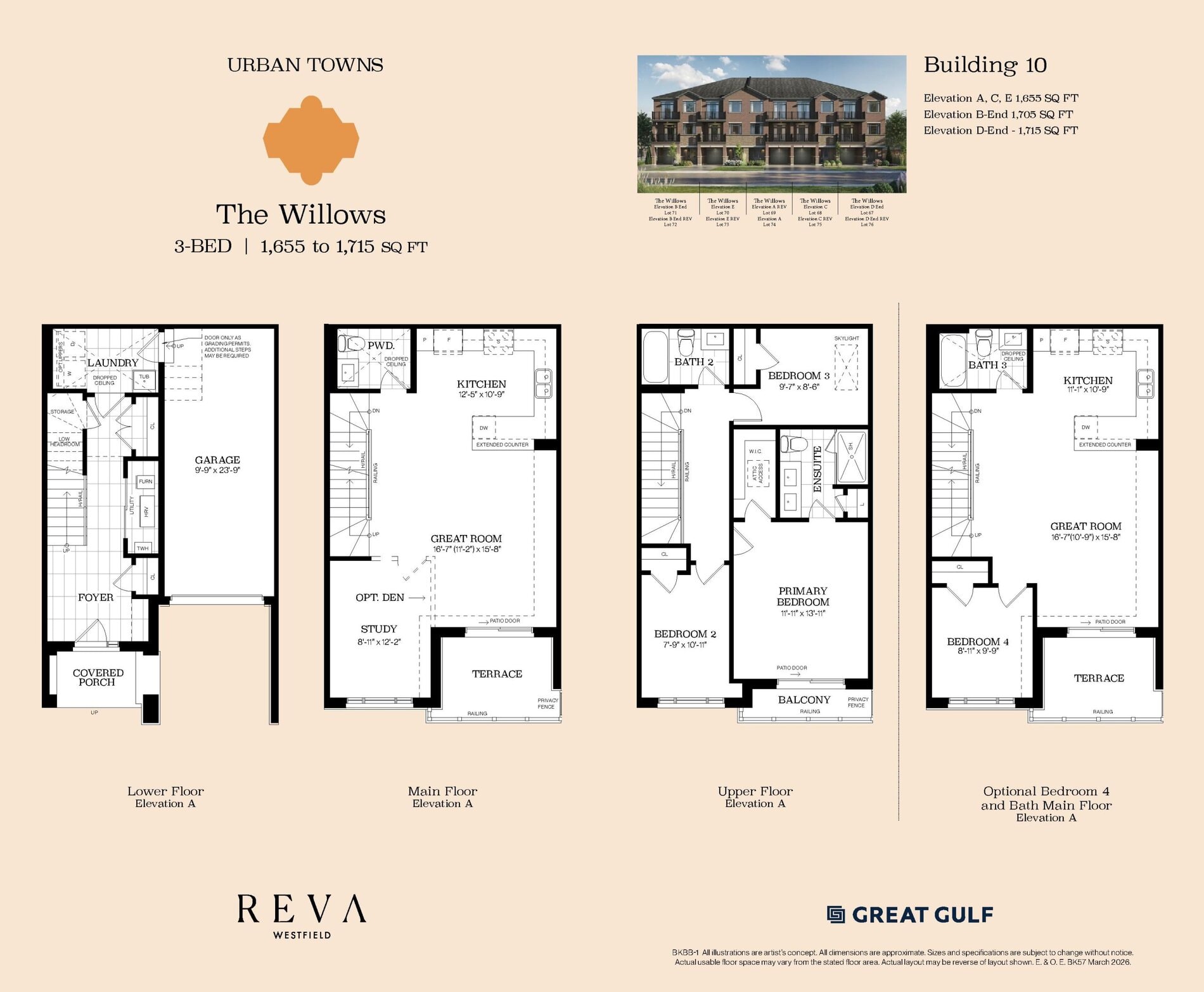 The Willows floor plan