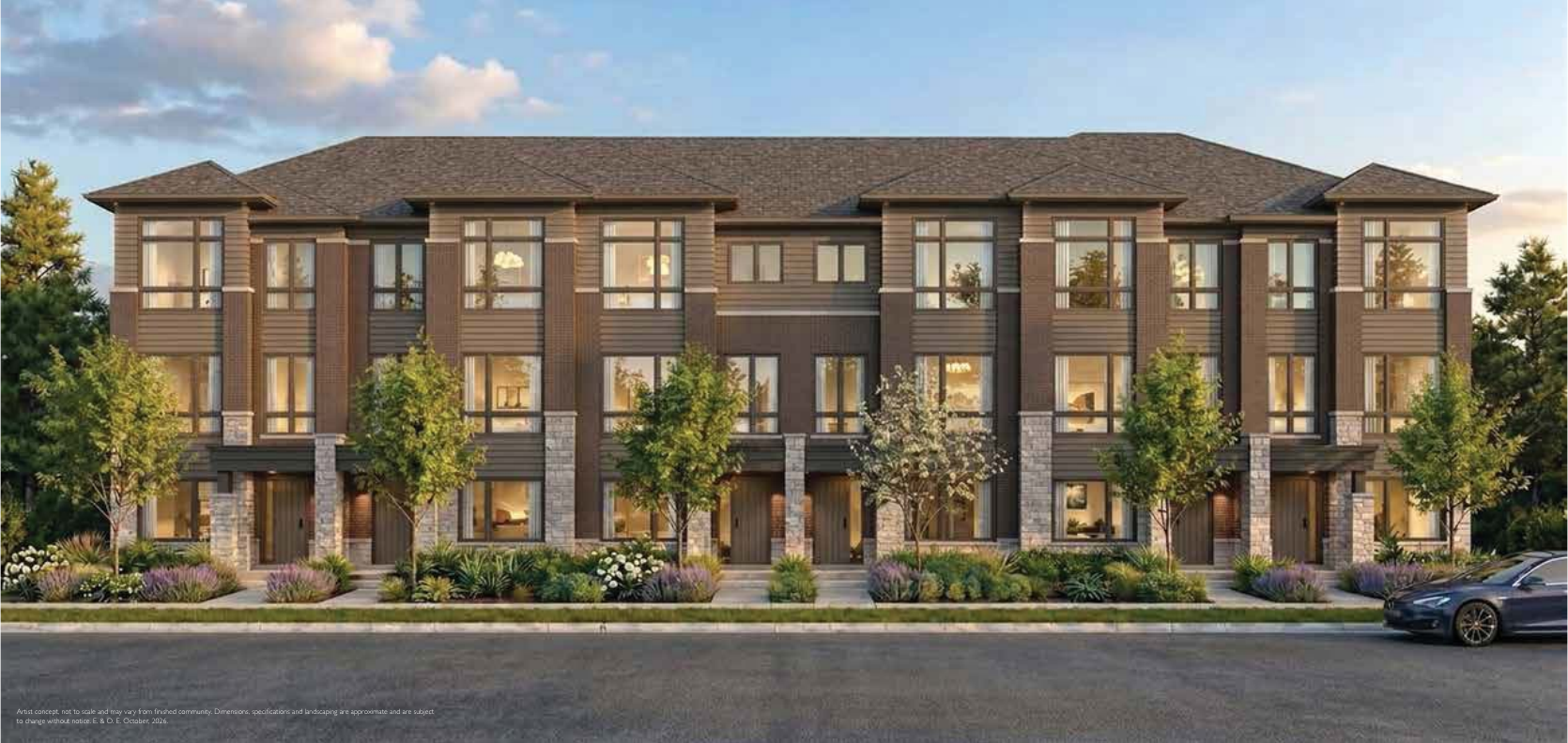 Angus Glen Skye Towns, Markham. Artist’s rendering.