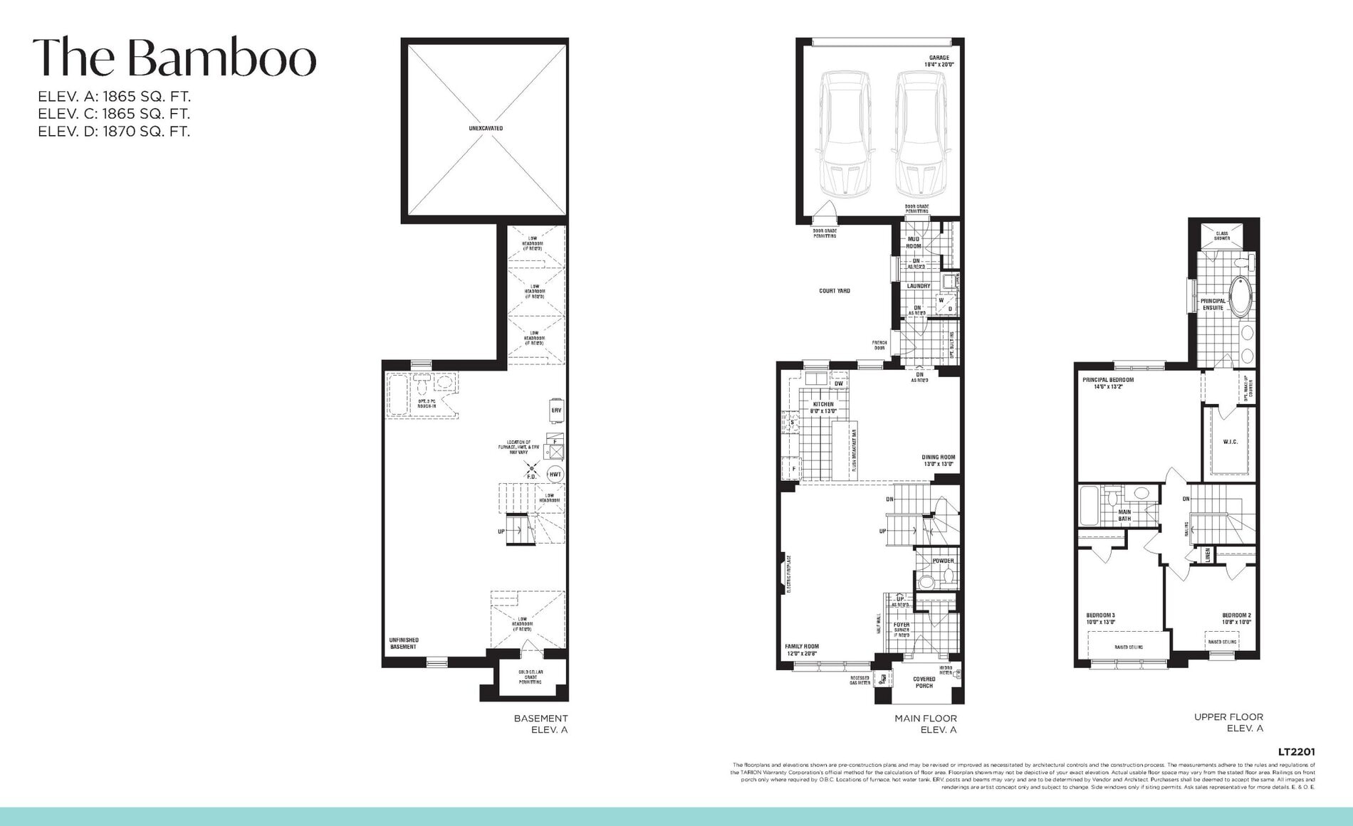 The Bamboo (Courtyard Towns) plan preview