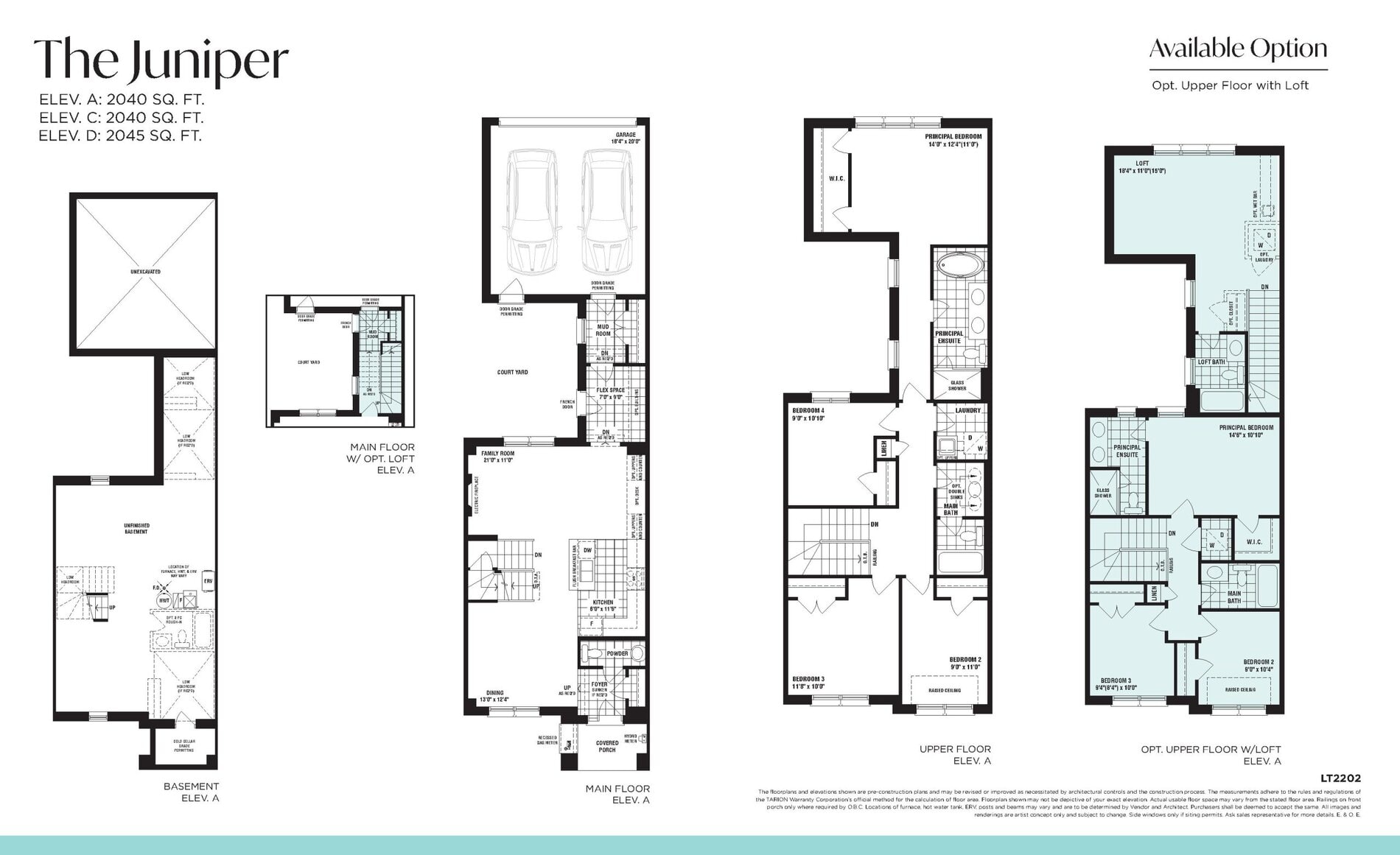 The Juniper (Courtyard Towns) plan preview