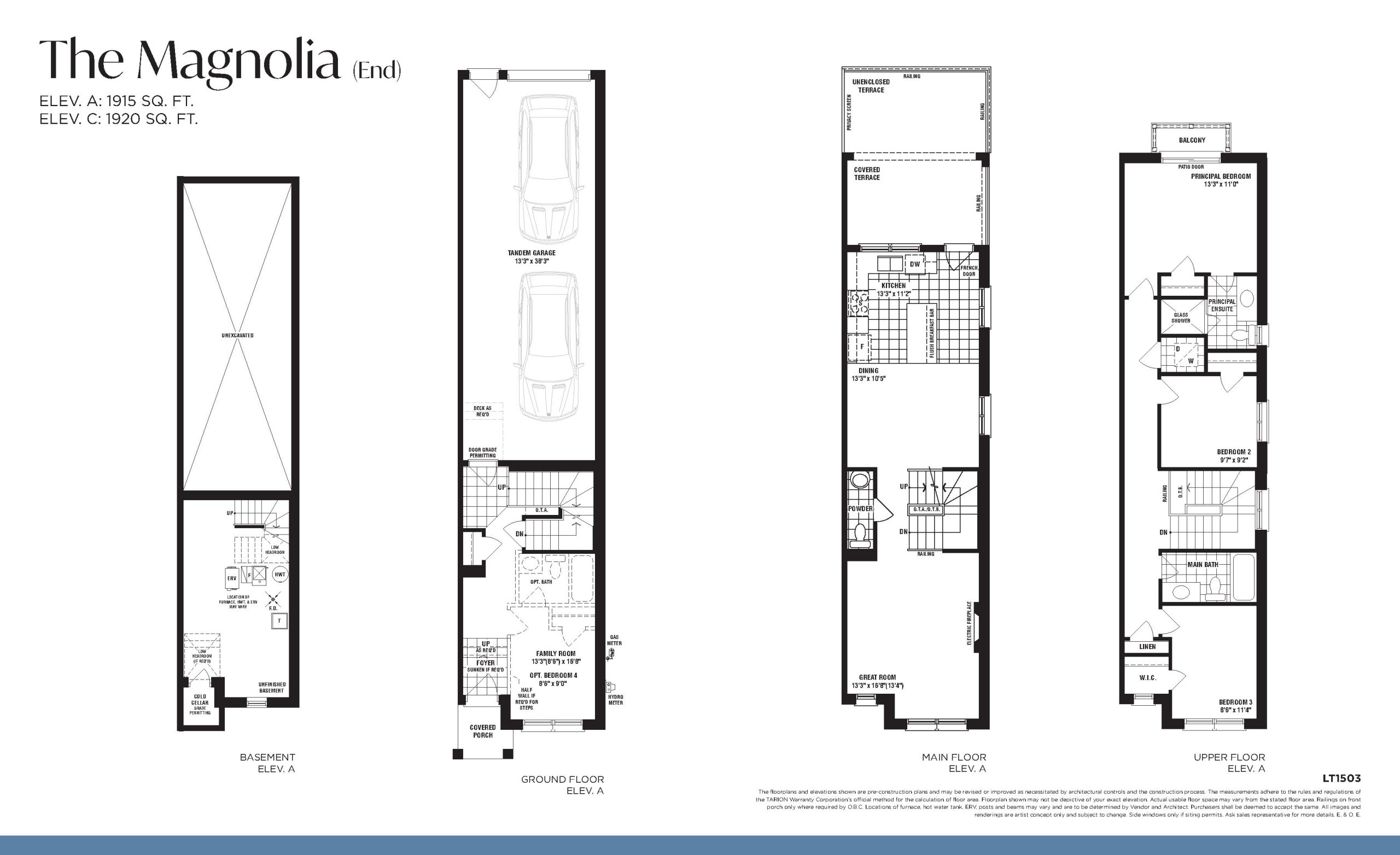 Unionglen by DECO Homes beds baths Studio floor plan