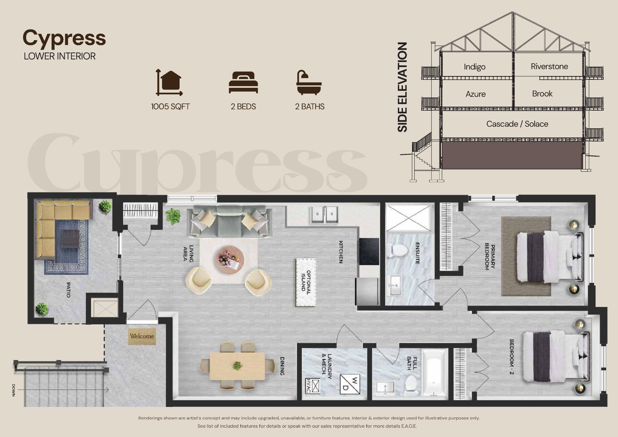 Cypress floor plan