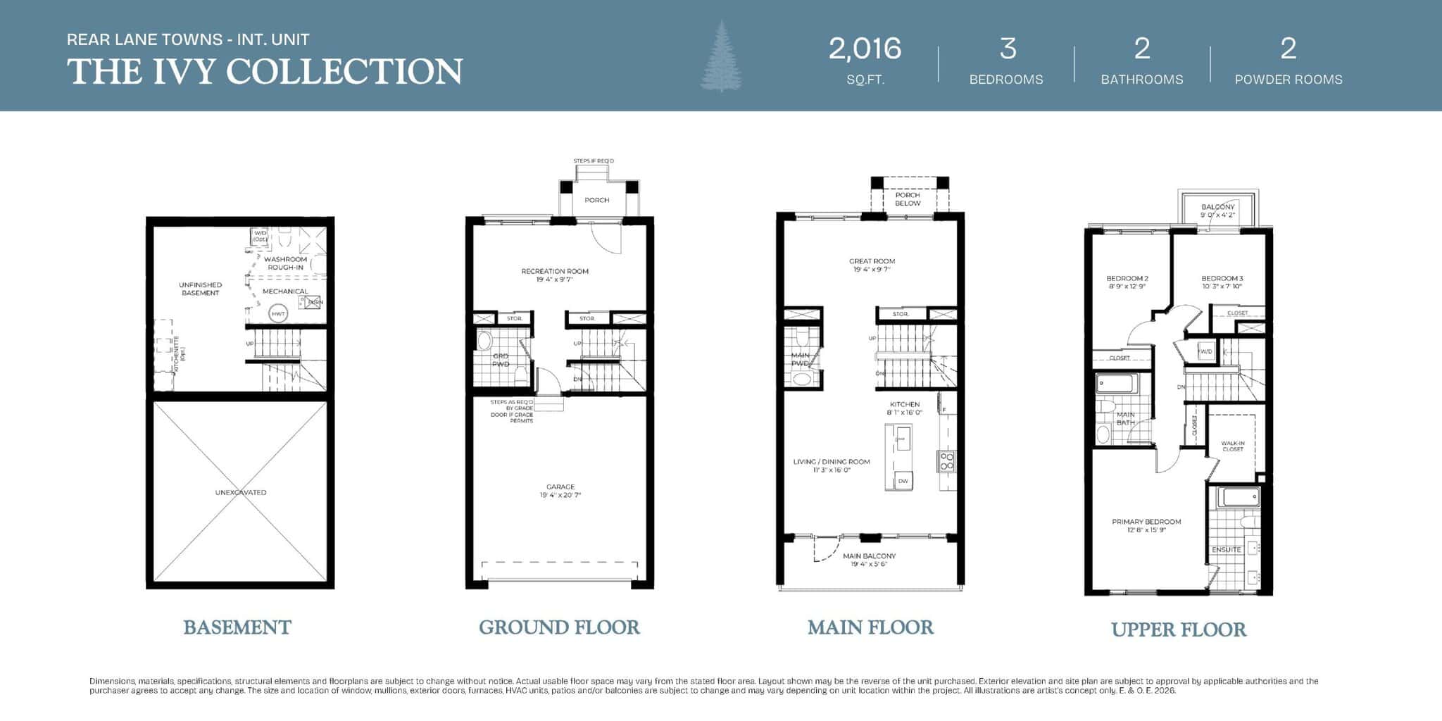 Interior Unit - Ivy Collection floor plan