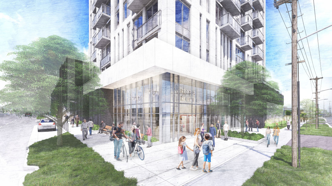 2351-2355 Keele Street in Toronto — rendering 3