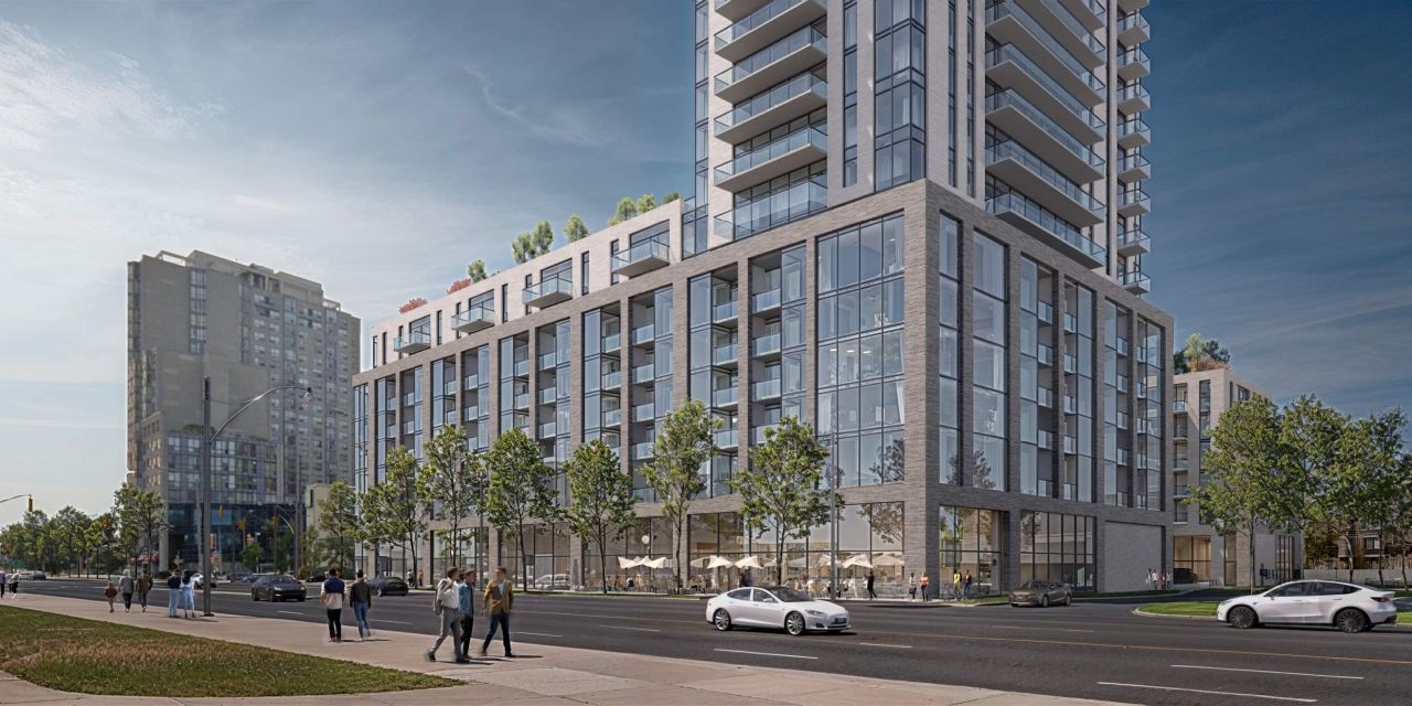 2640-2650 Lawrence Avenue East in Toronto — rendering 2