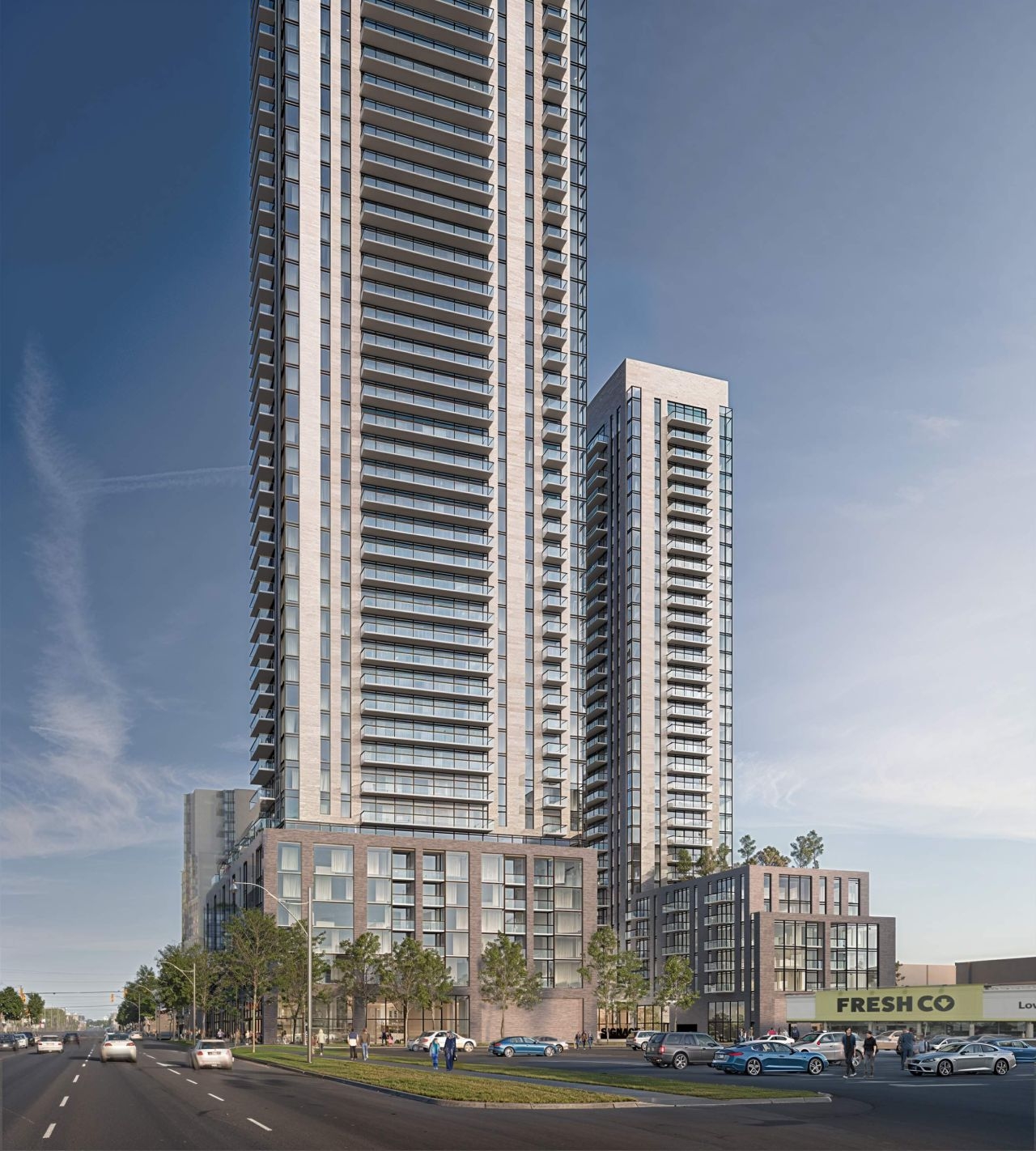 2640-2650 Lawrence Avenue East in Toronto — rendering 3