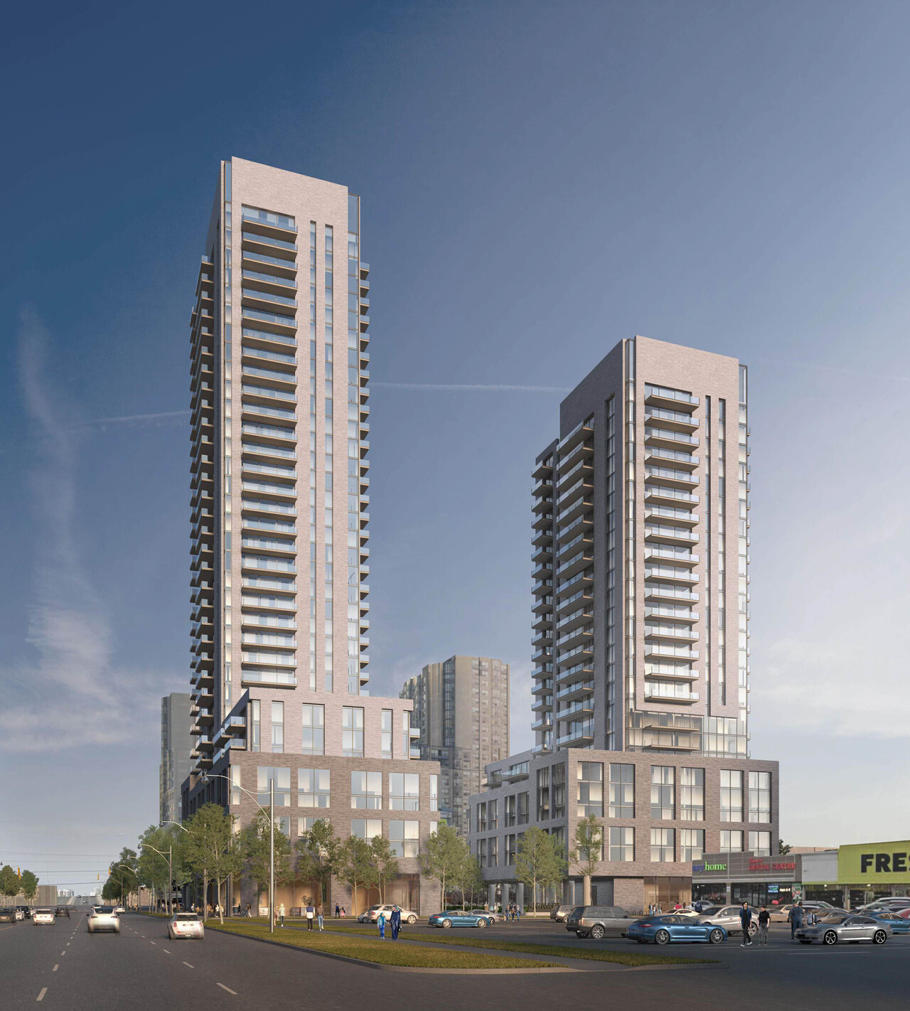 2640-2650 Lawrence Avenue East in Toronto — rendering 4