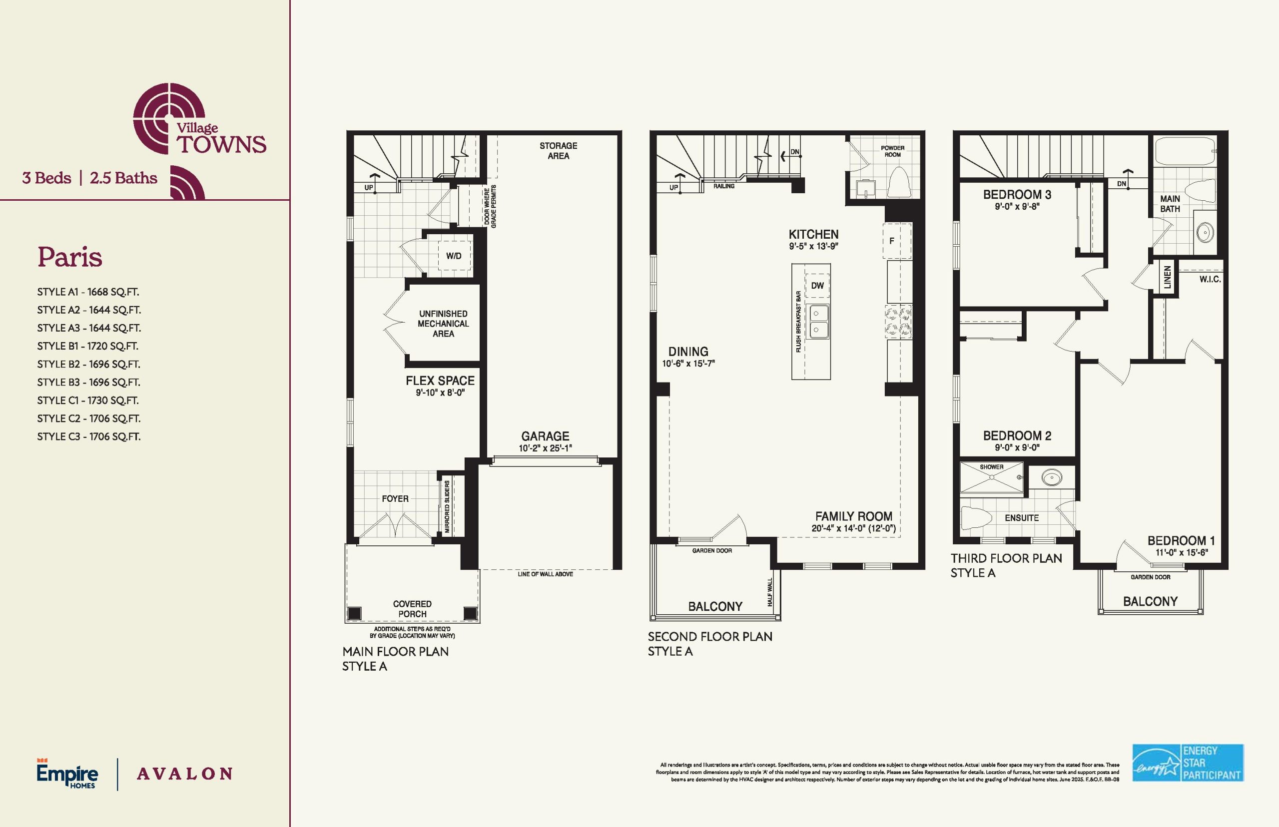 Paris floor plan