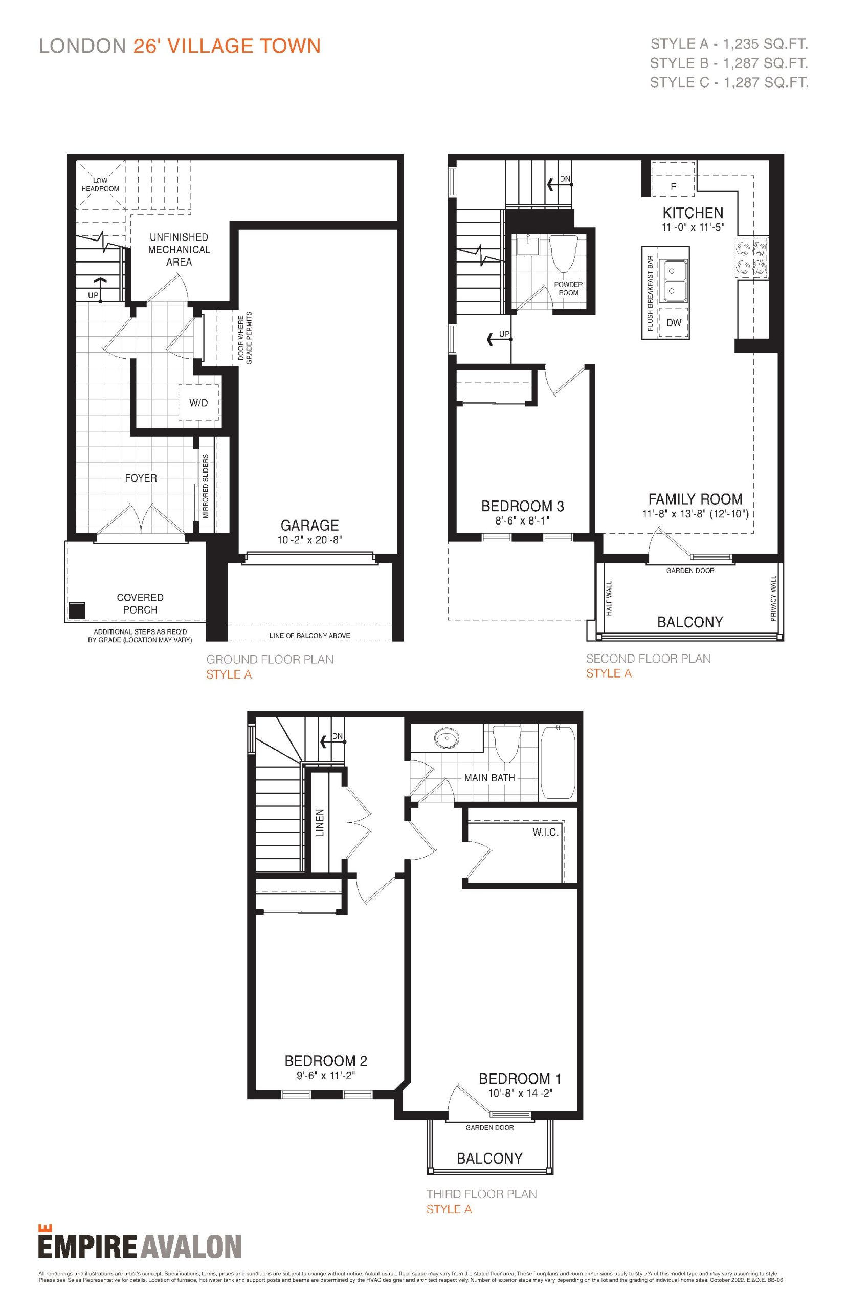 London floor plan
