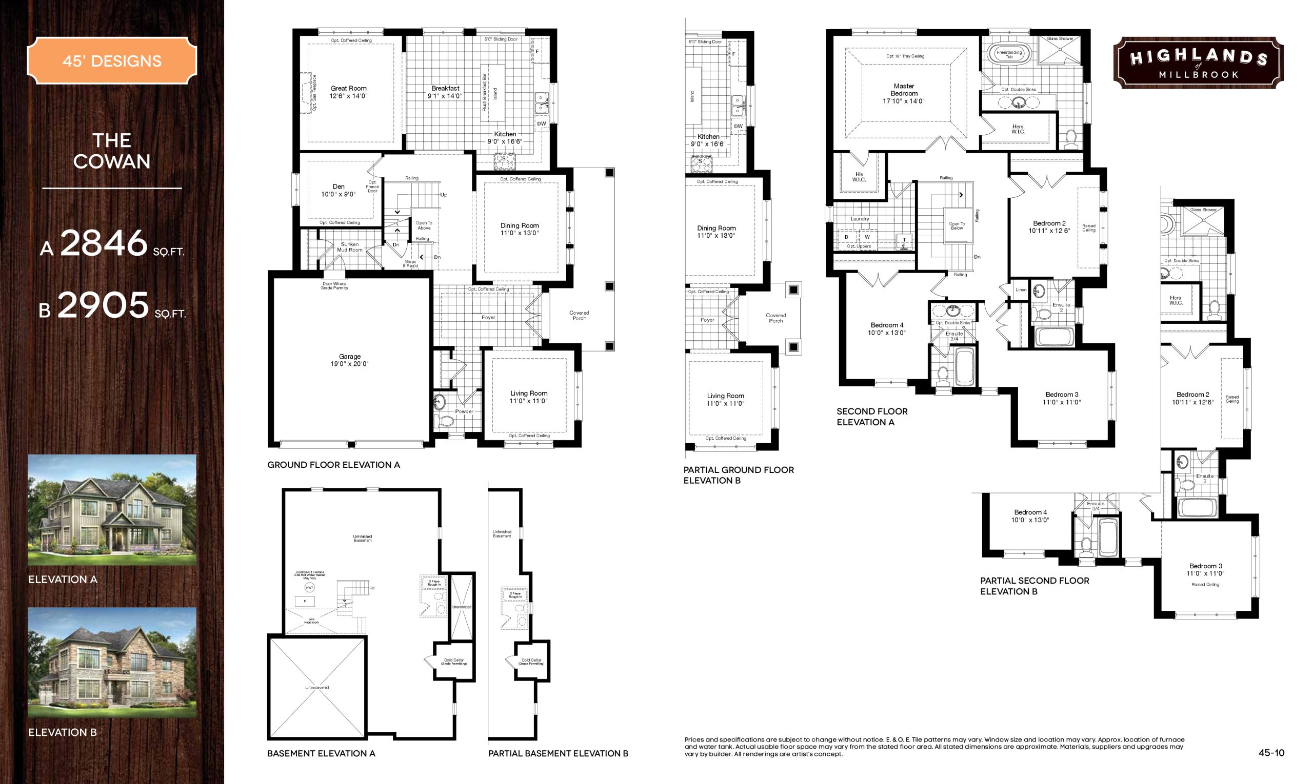 Fairfields at Highlands of Millbrook beds baths Studio floor plan