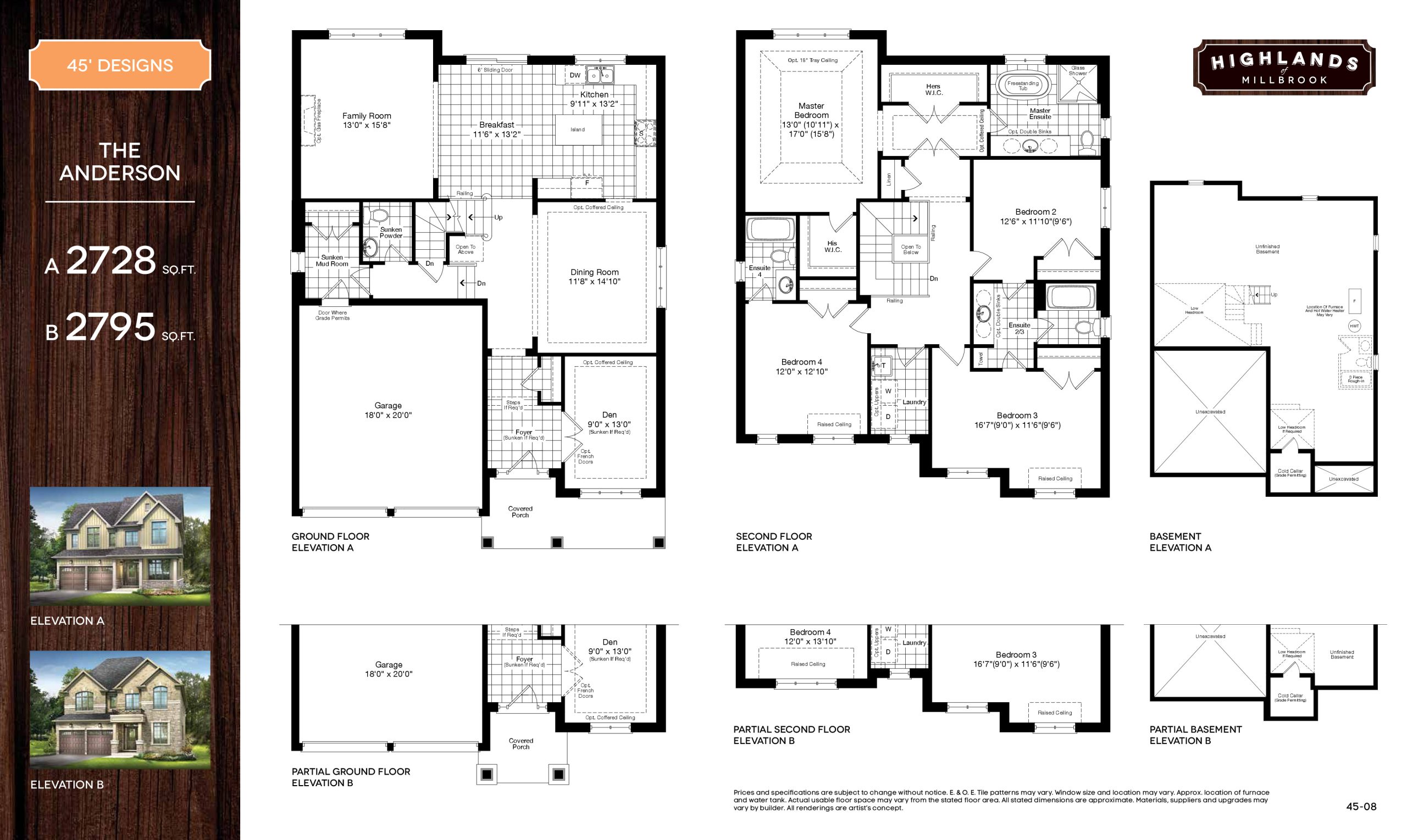 Fairfields at Highlands of Millbrook beds baths Studio floor plan
