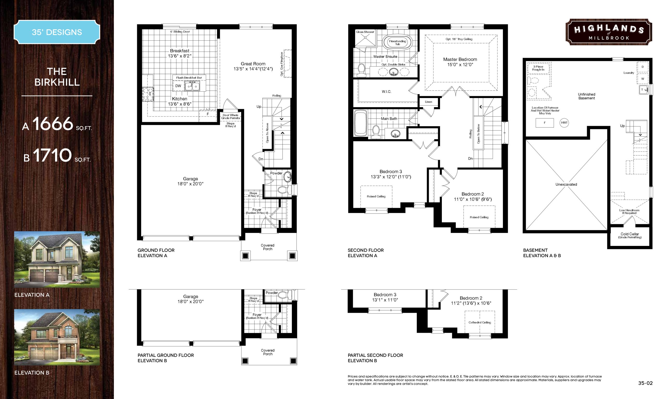 Fairfields at Highlands of Millbrook beds baths Studio floor plan