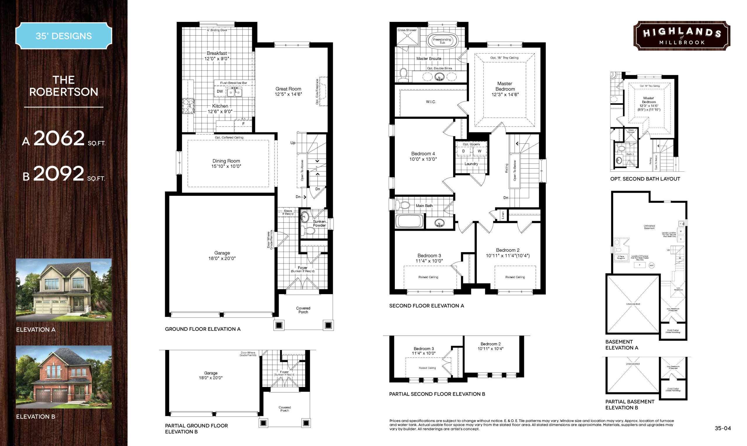 Fairfields at Highlands of Millbrook beds baths Studio floor plan