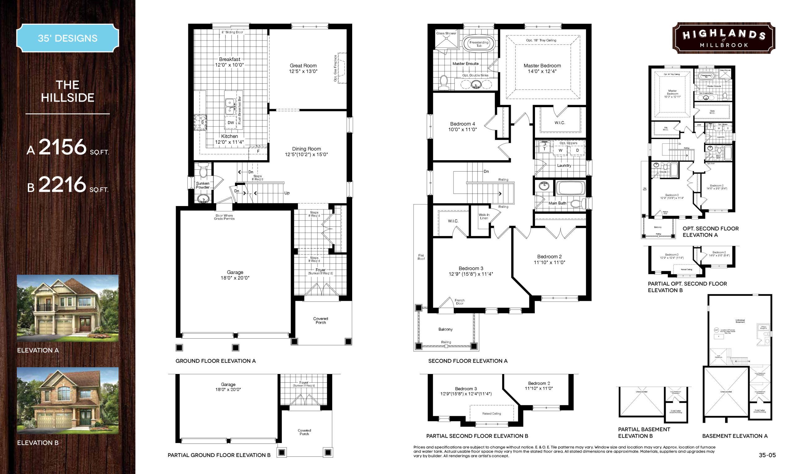Fairfields at Highlands of Millbrook beds baths Studio floor plan