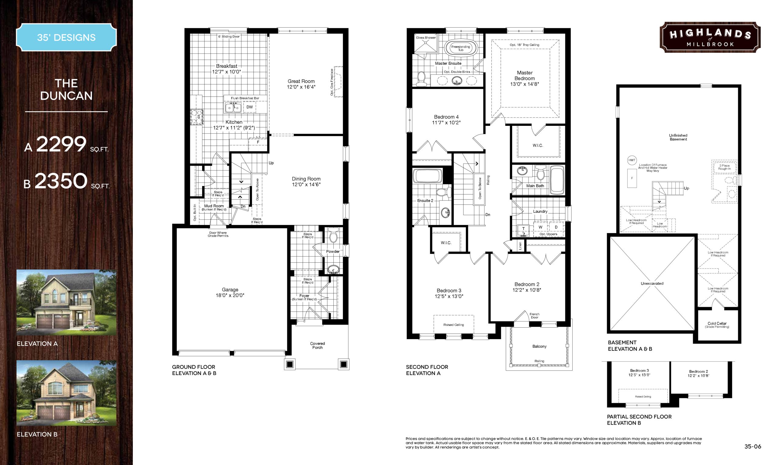 Fairfields at Highlands of Millbrook beds baths Studio floor plan