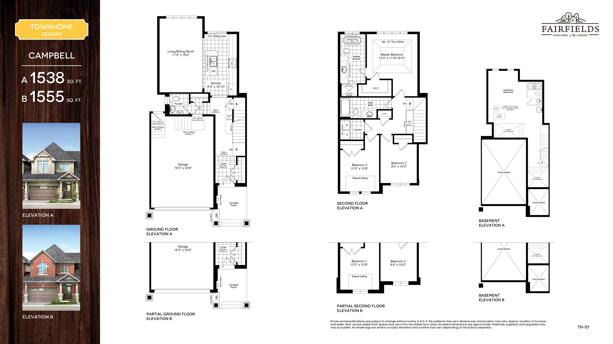 Fairfields at Highlands of Millbrook beds baths Studio floor plan