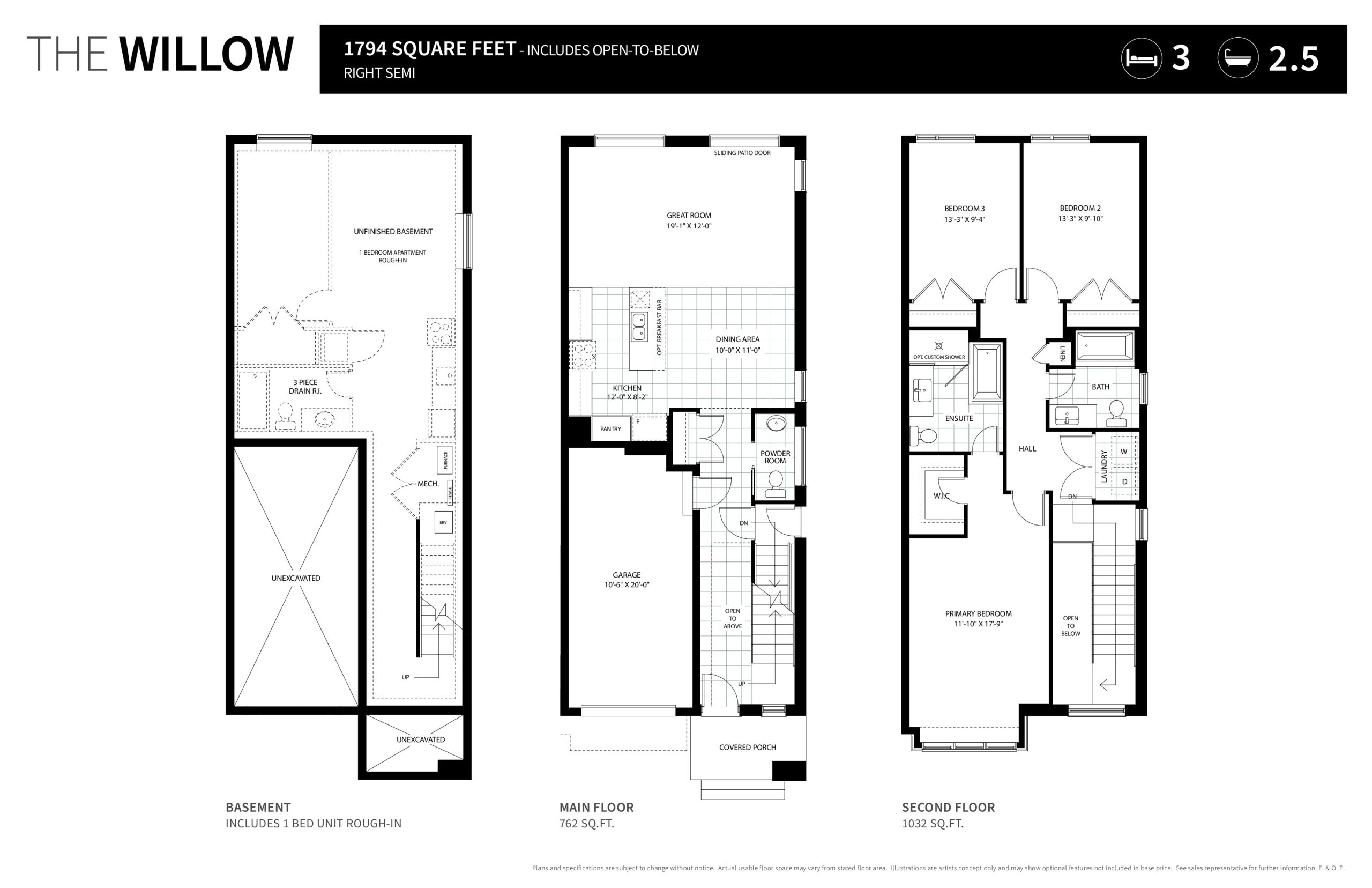 The Willow floor plan