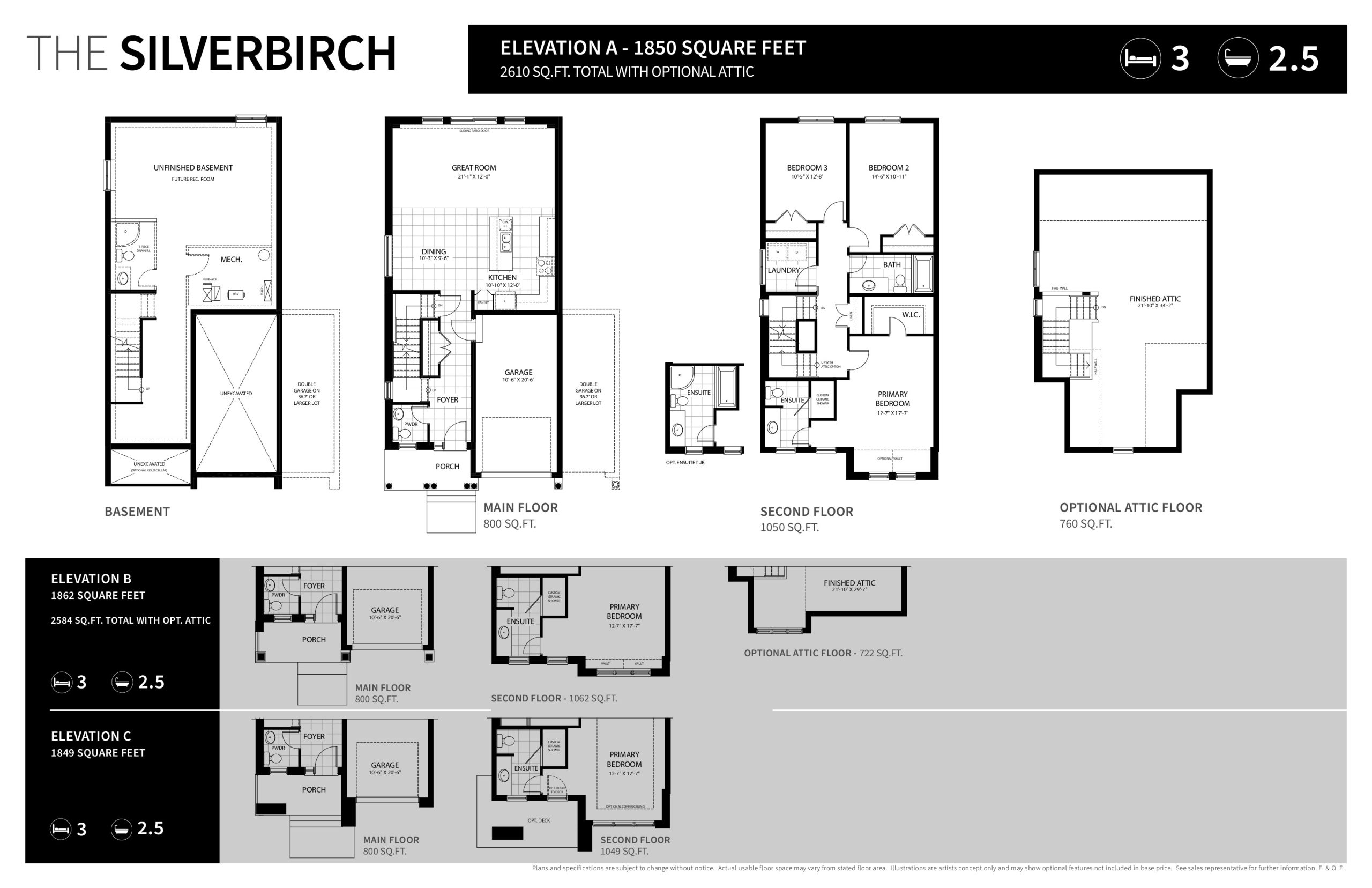 The Silverbirch floor plan