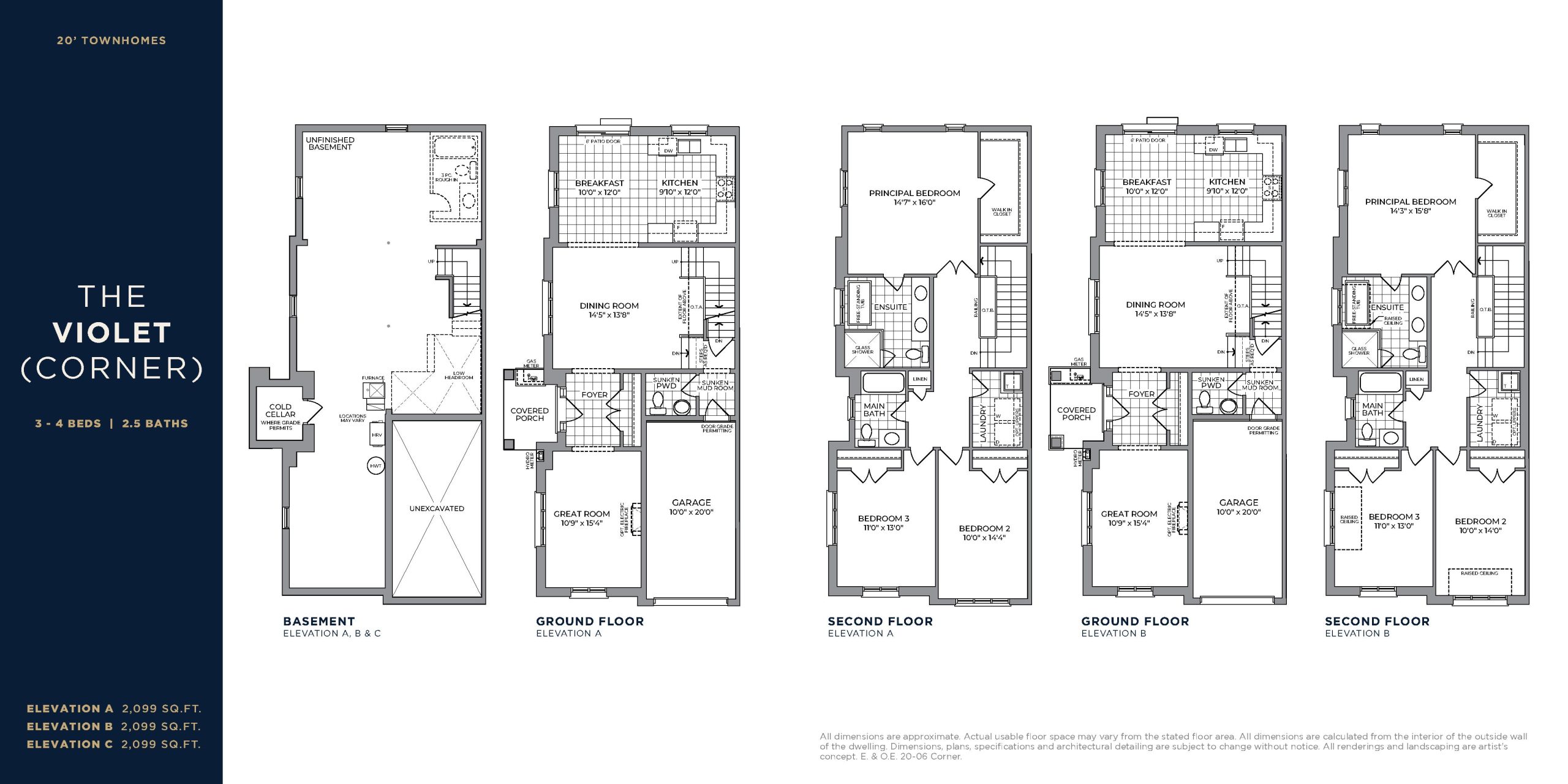 The Violet (Corner) floor plan