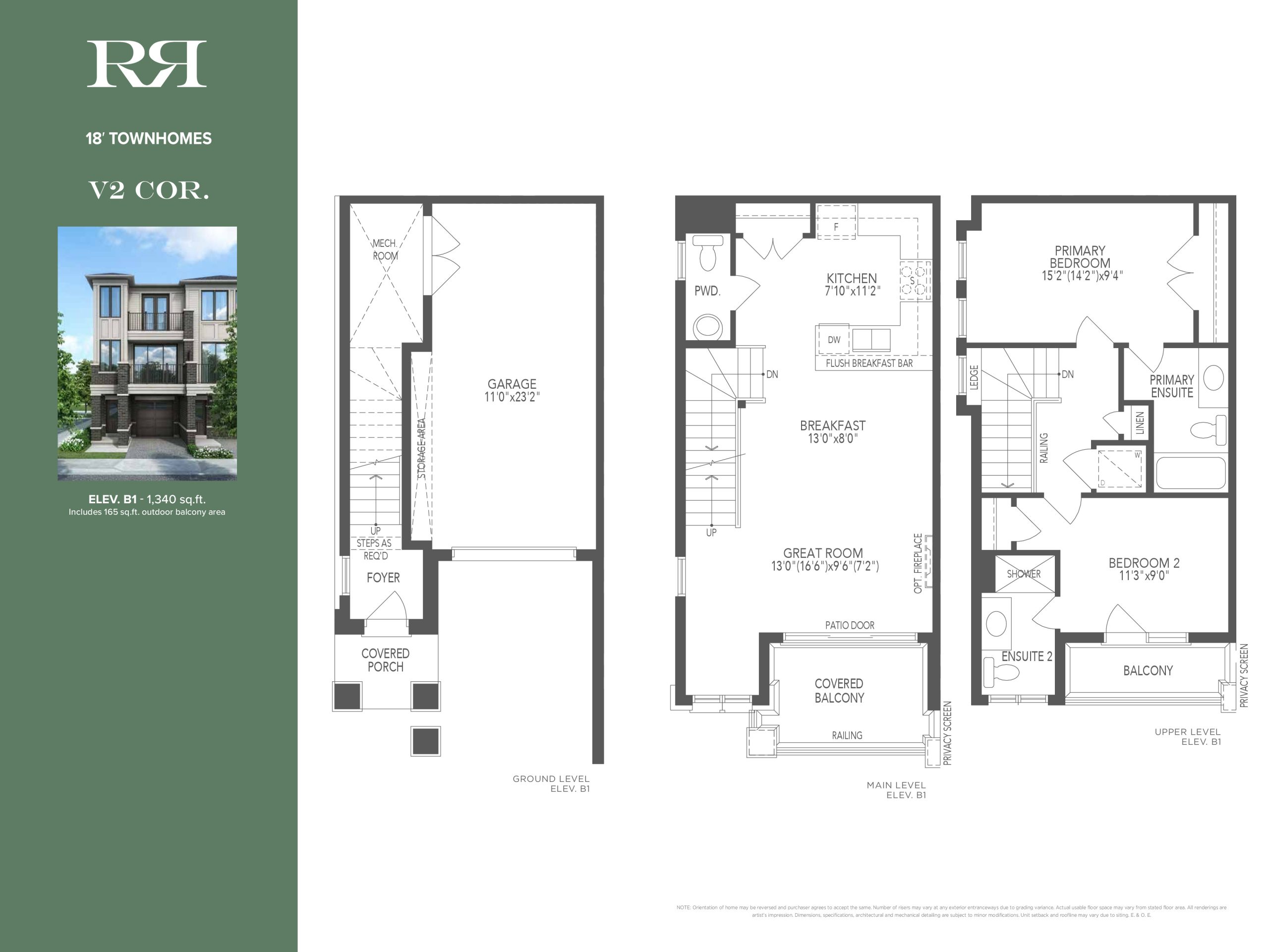 V2 Cor floor plan