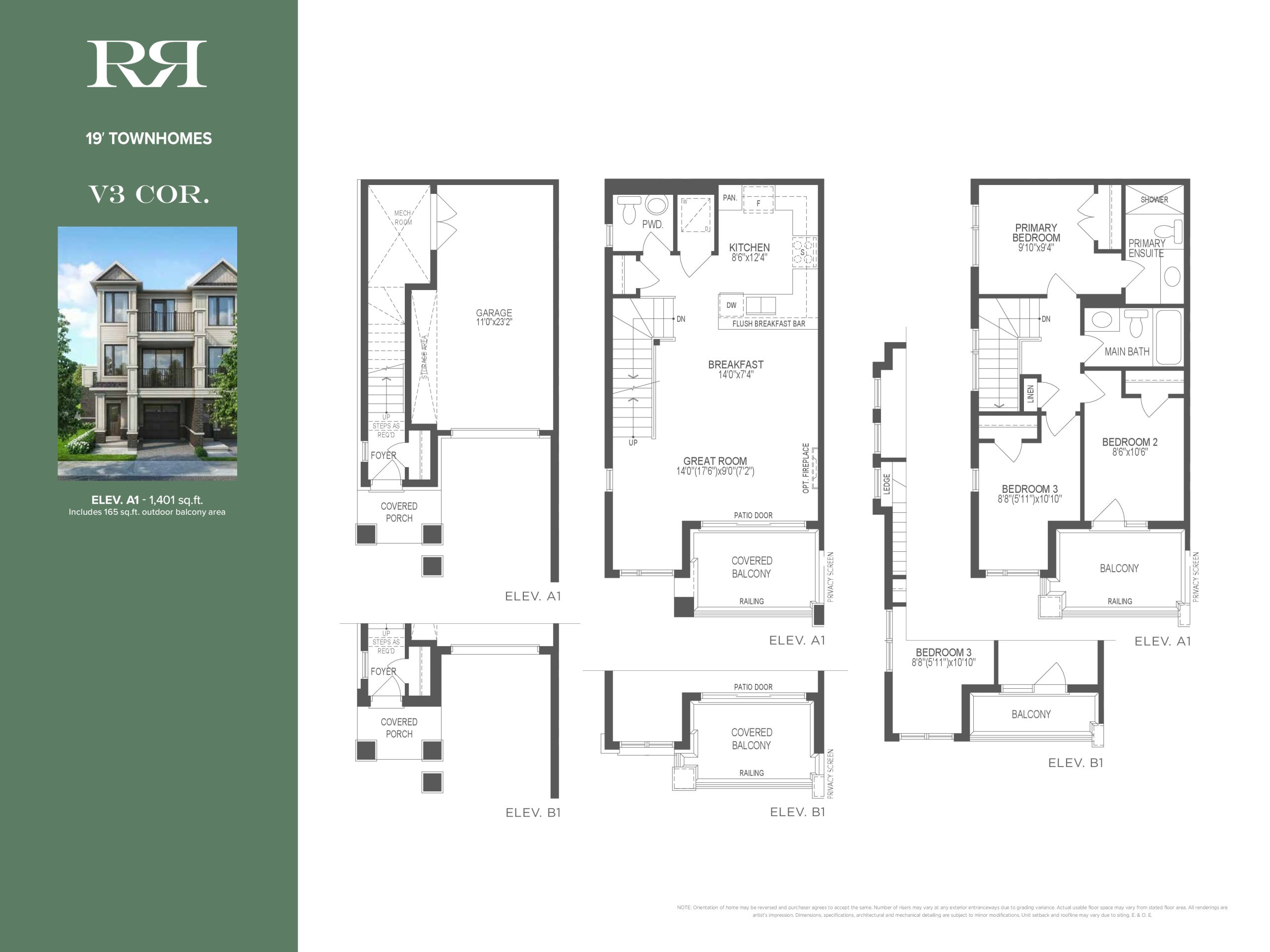 V3 Cor floor plan