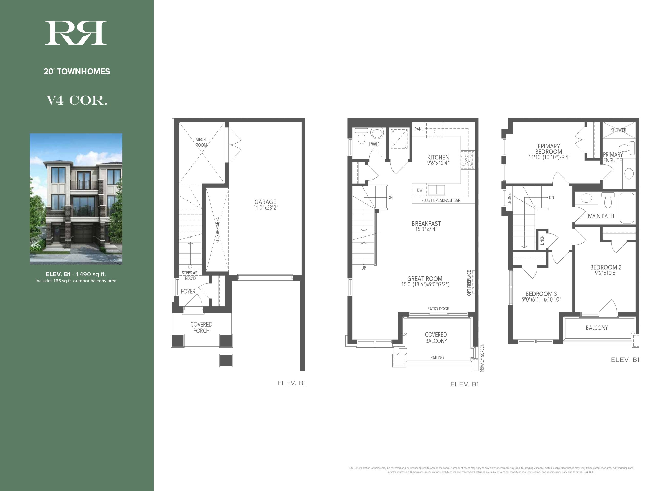 V4 Cor floor plan