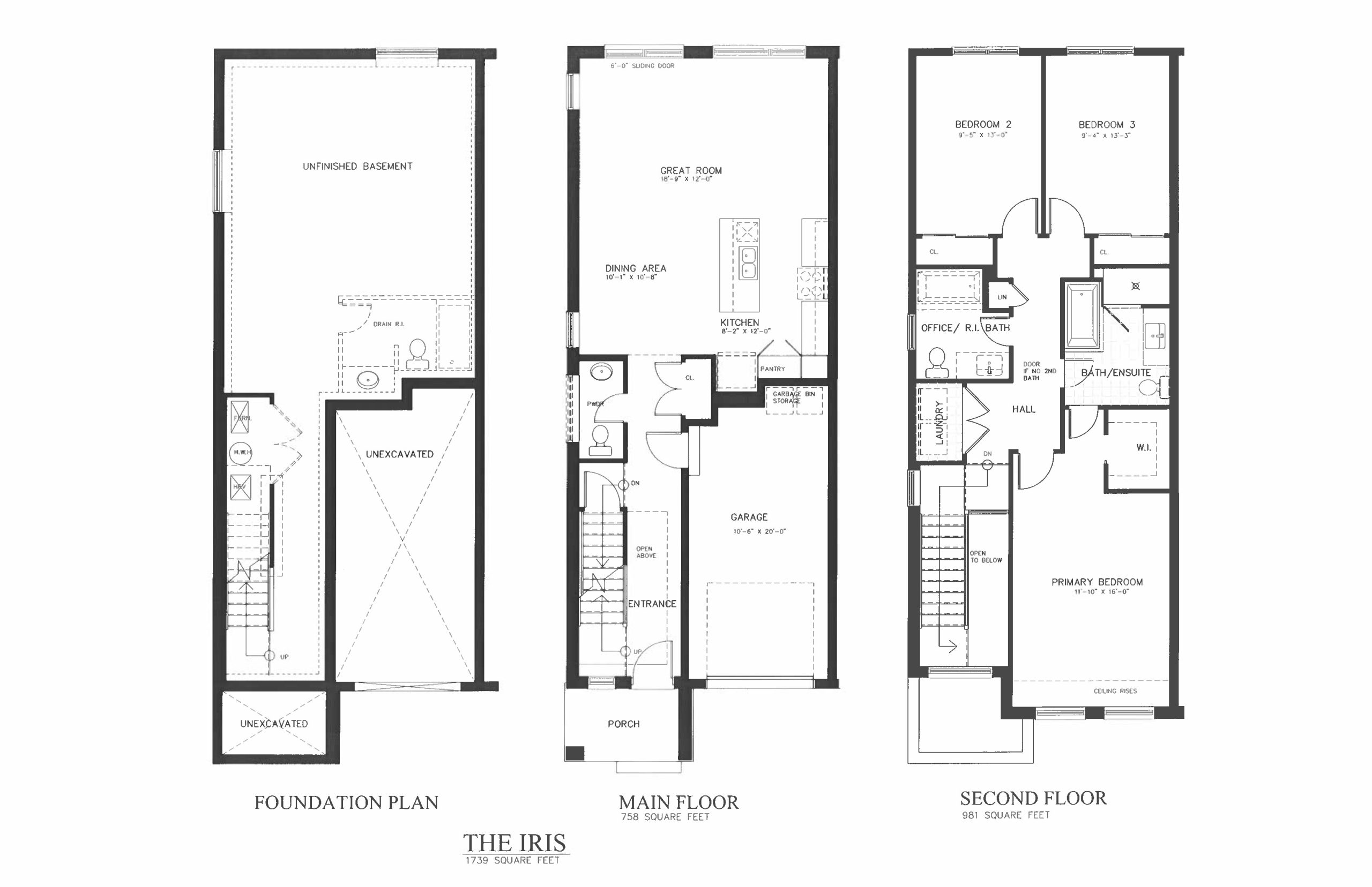 The Iris floor plan
