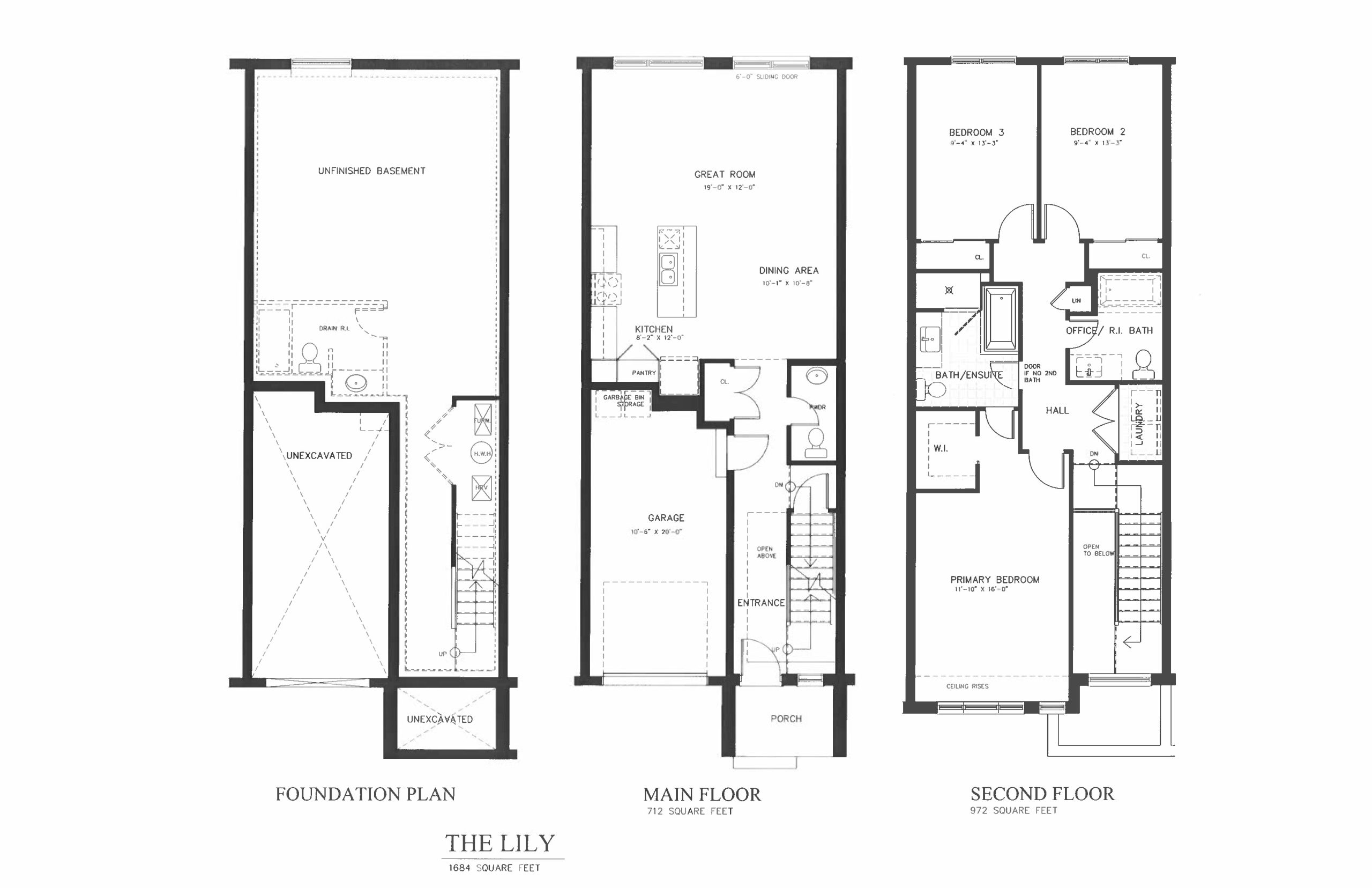 The Lily floor plan