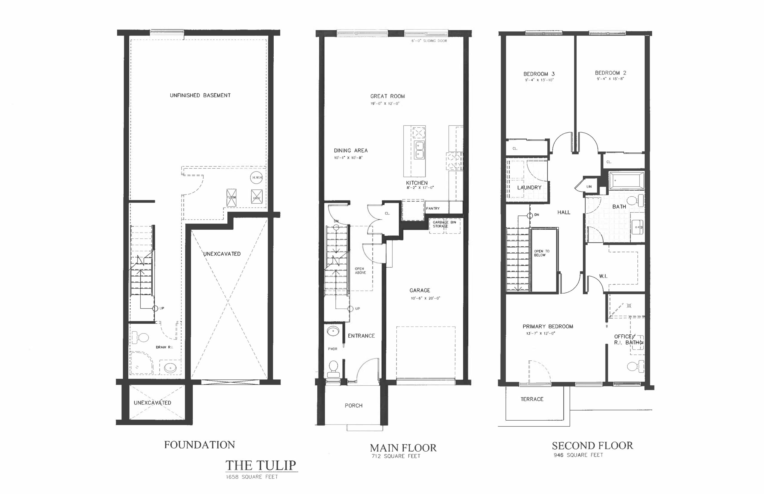 The Tulip floor plan