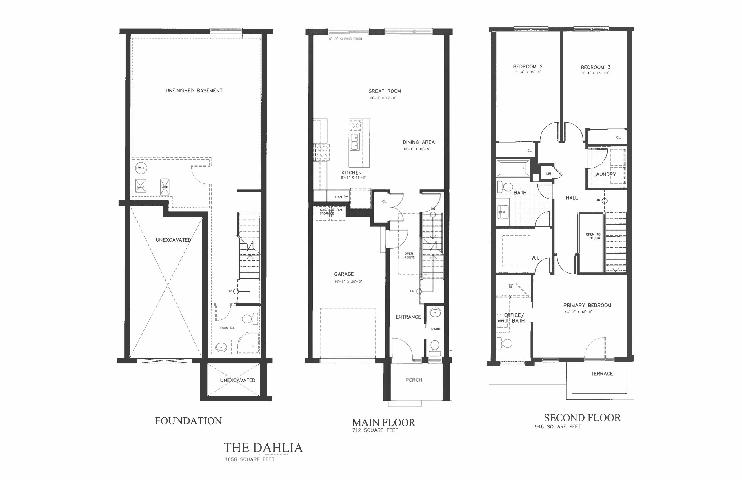 The Dahlia floor plan