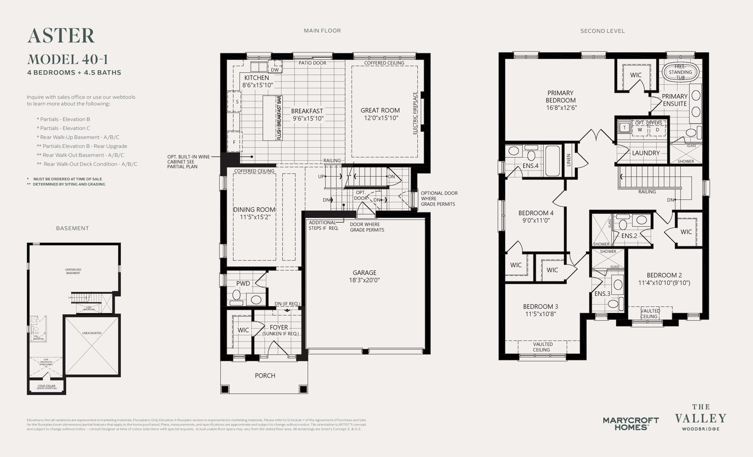 Aster floor plan