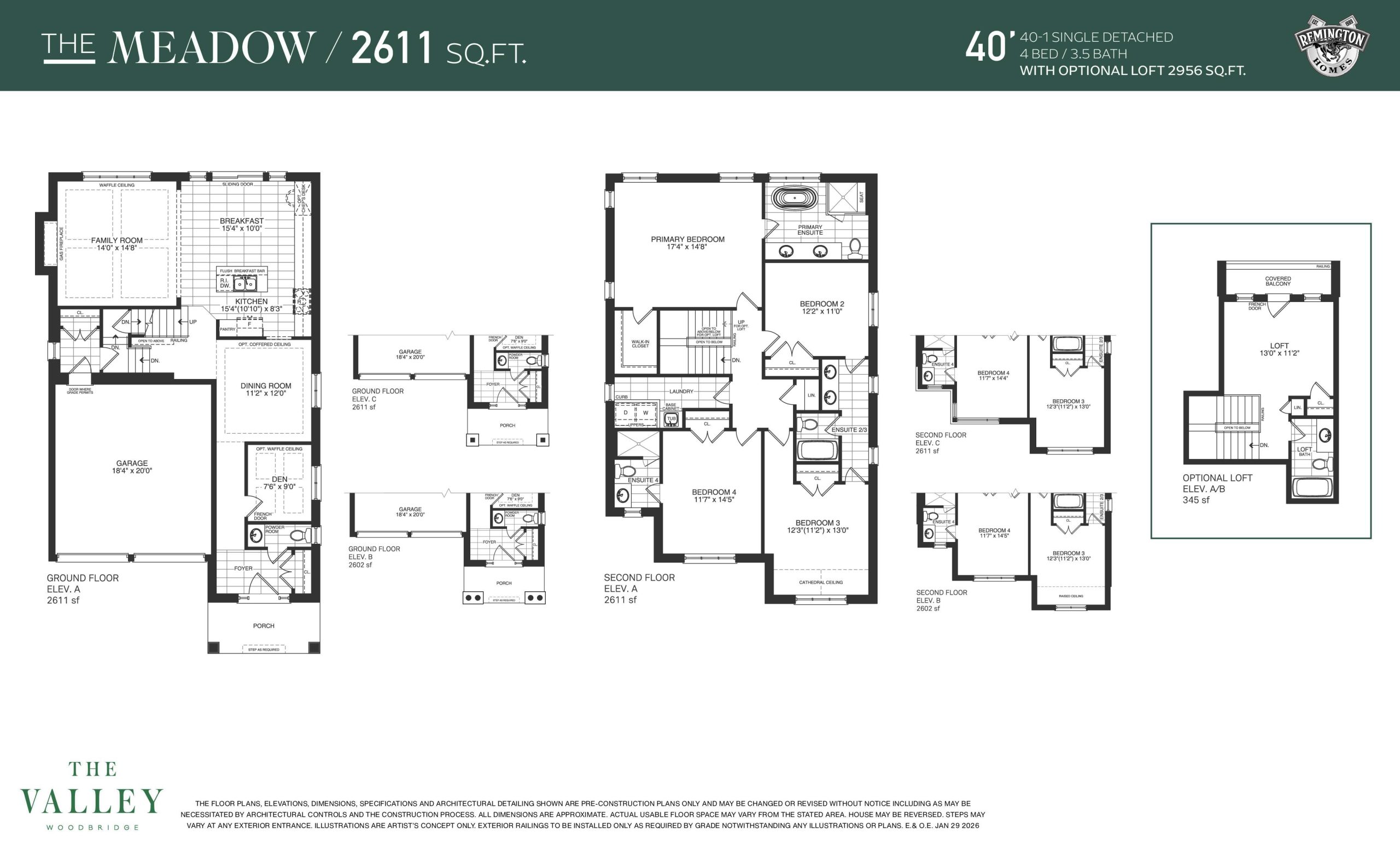 The Meadow floor plan
