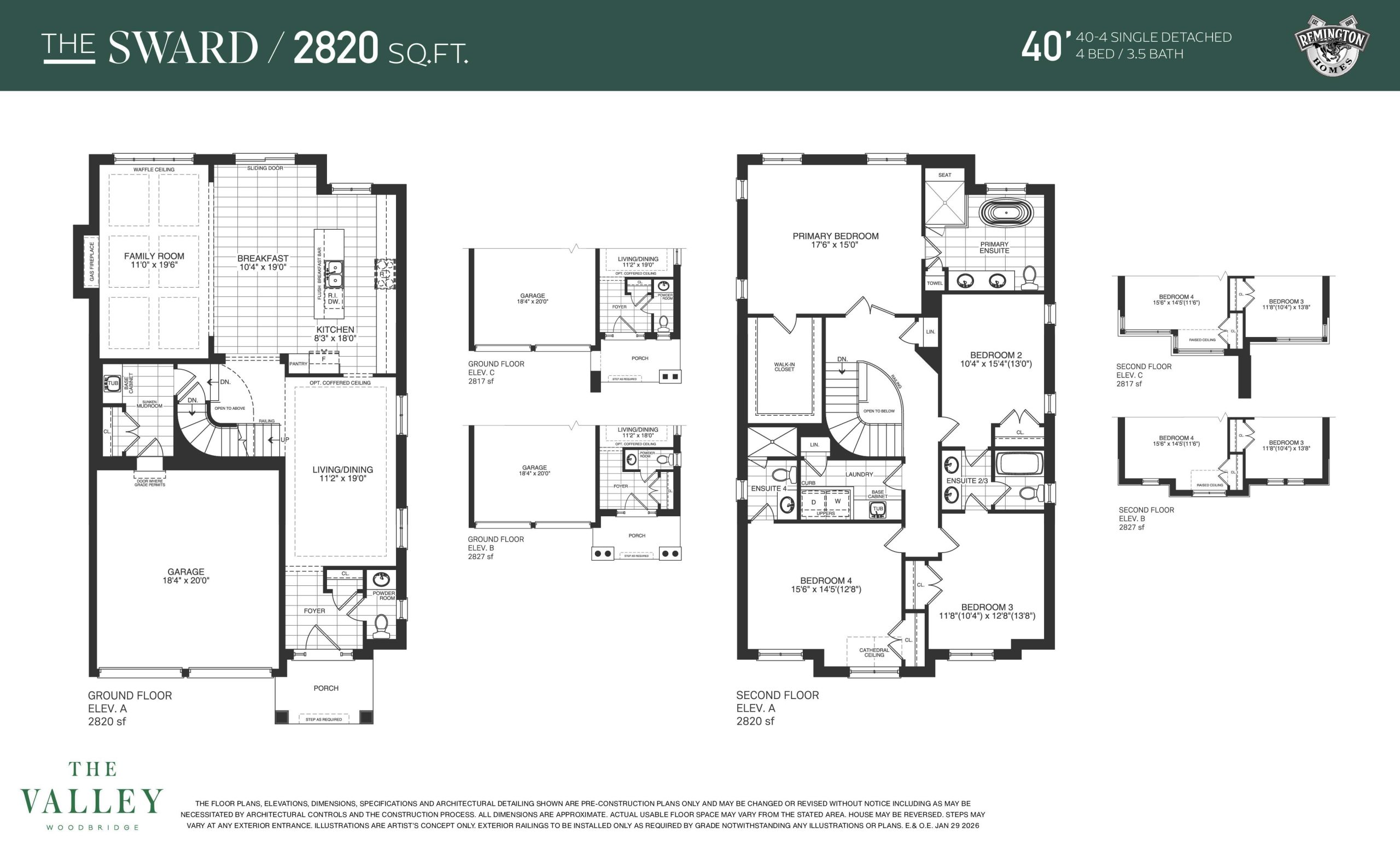 The Sward floor plan