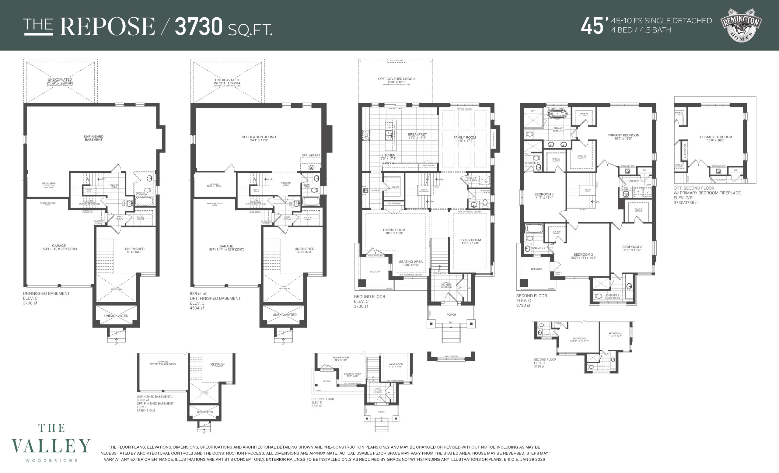 The Repose floor plan