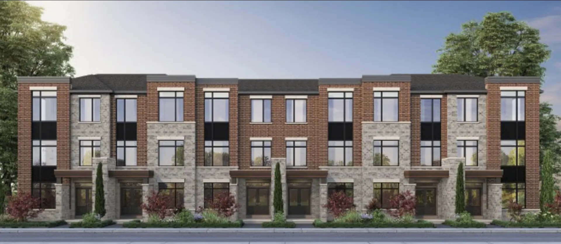 Victory Green - Single-Family Homes, Markham. Artist’s rendering.